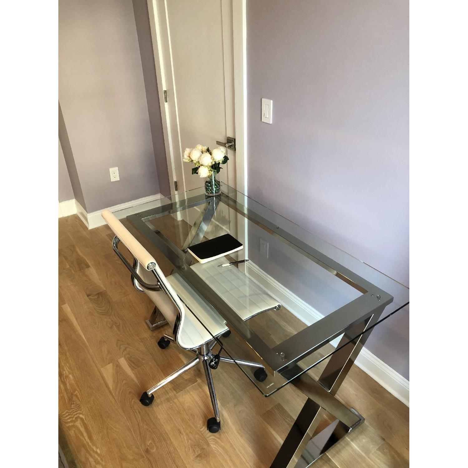 Pottery Barn Ava Metal Desk - image-1