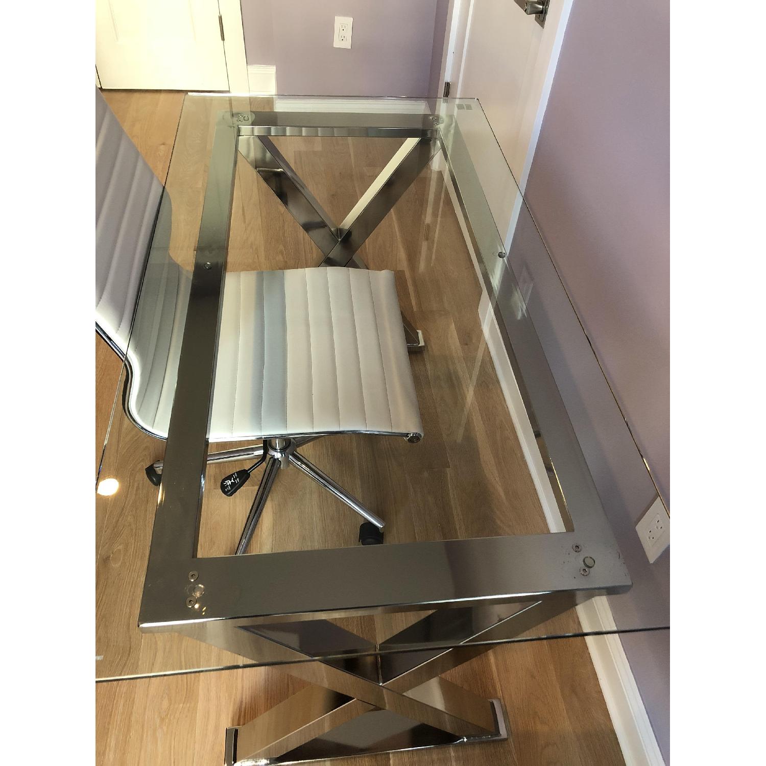 Pottery Barn Ava Metal Desk - image-3