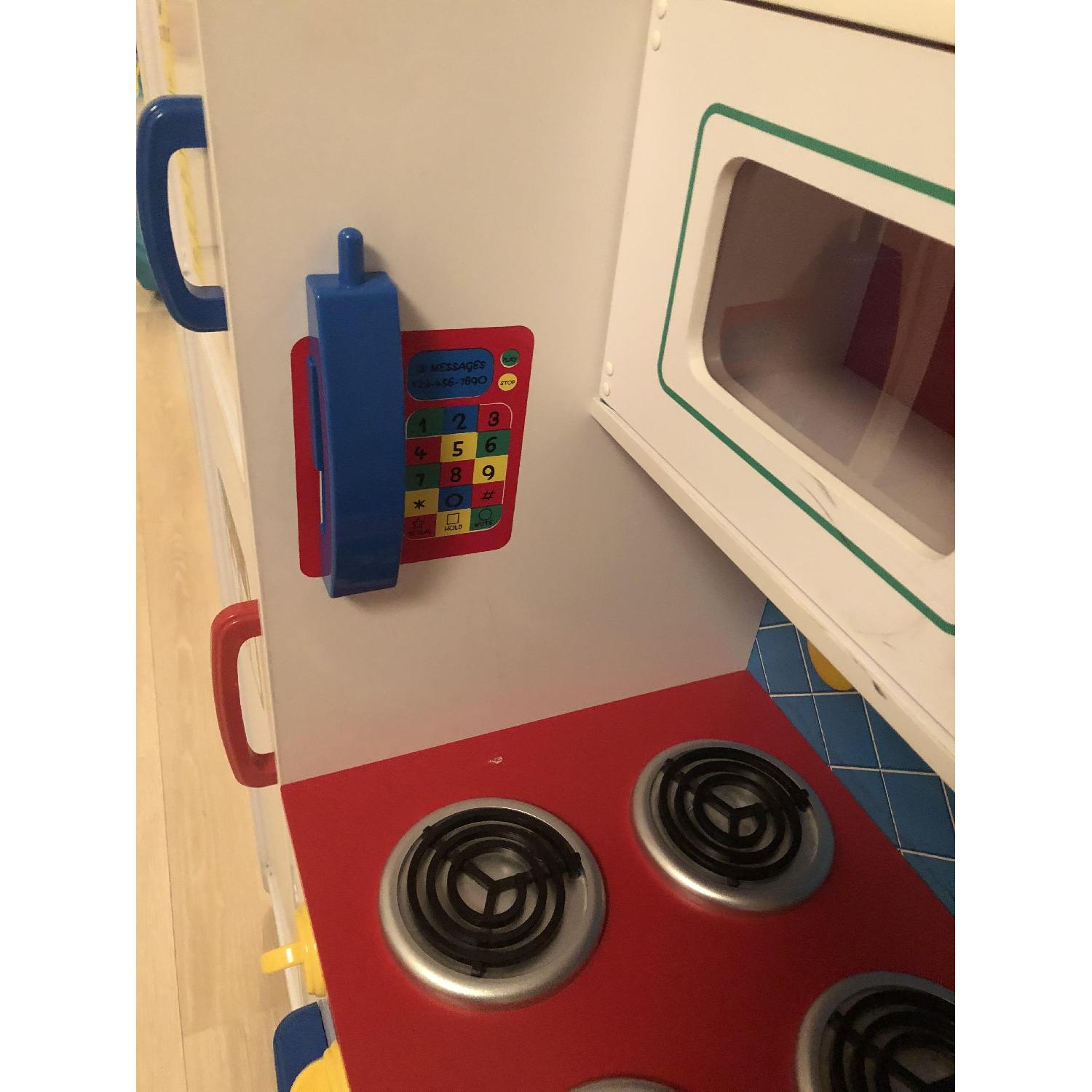 KidKraft Children's Deluxe Play Kitchen w/ Bookcase/Storage - image-3