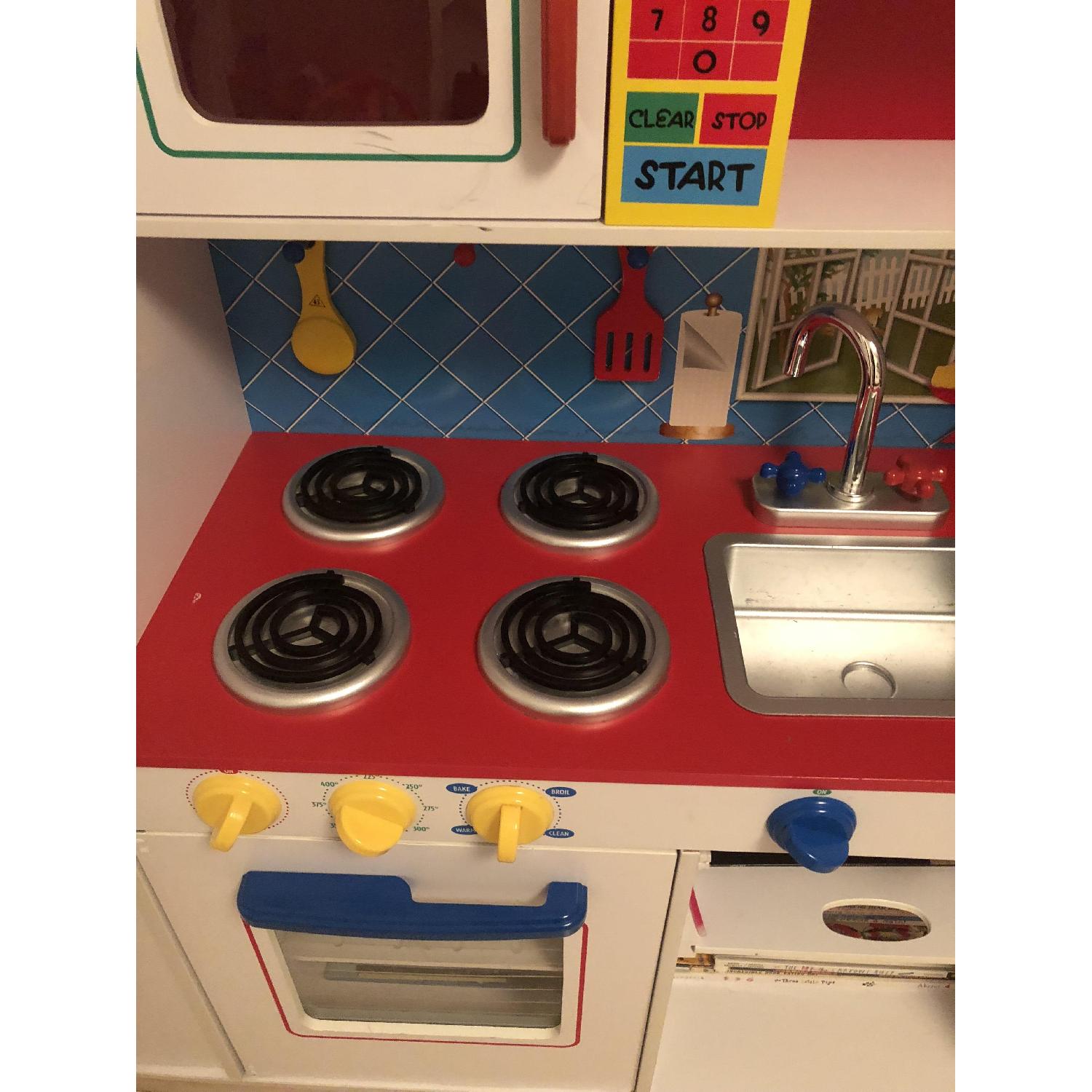 KidKraft Children's Deluxe Play Kitchen w/ Bookcase/Storage - image-4