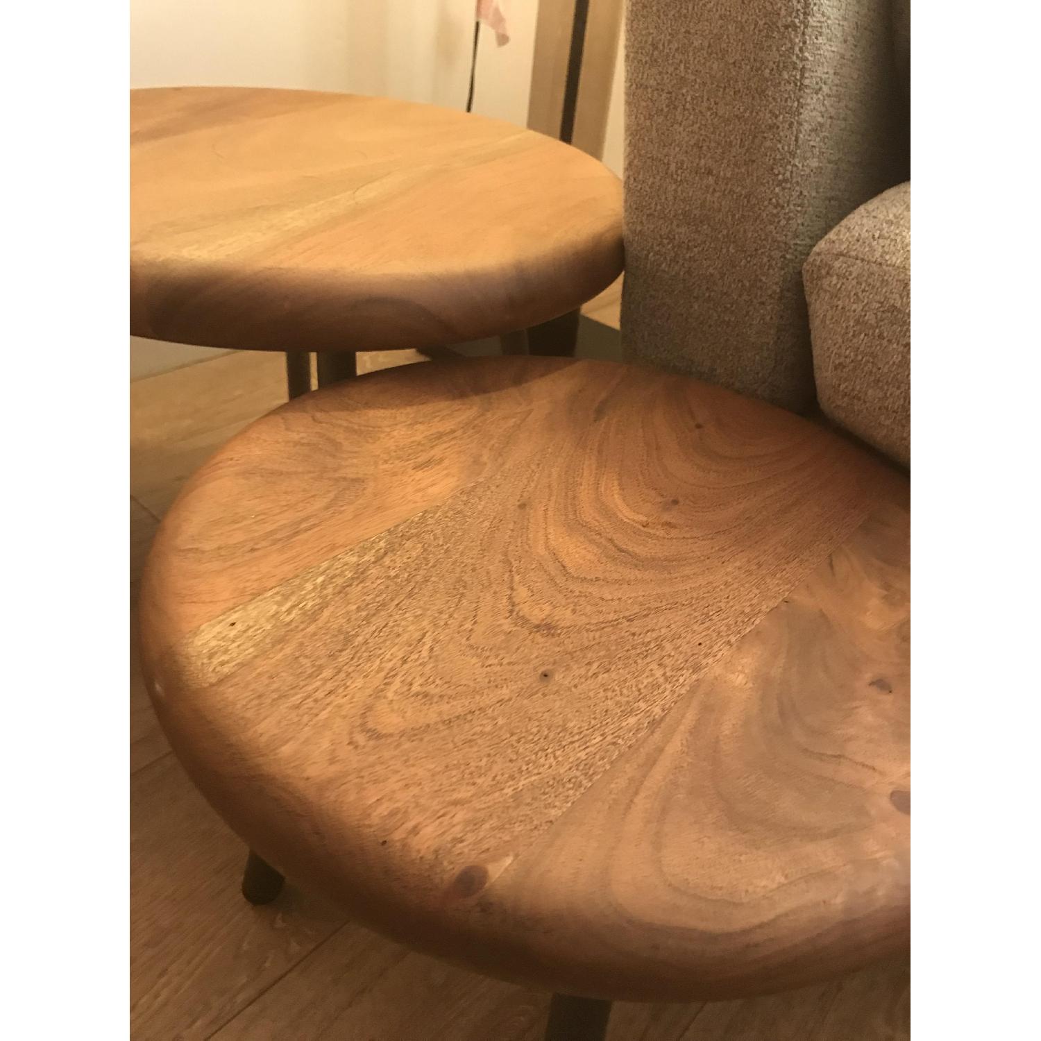 CB2 Nested Wood Coffee Tables - image-5