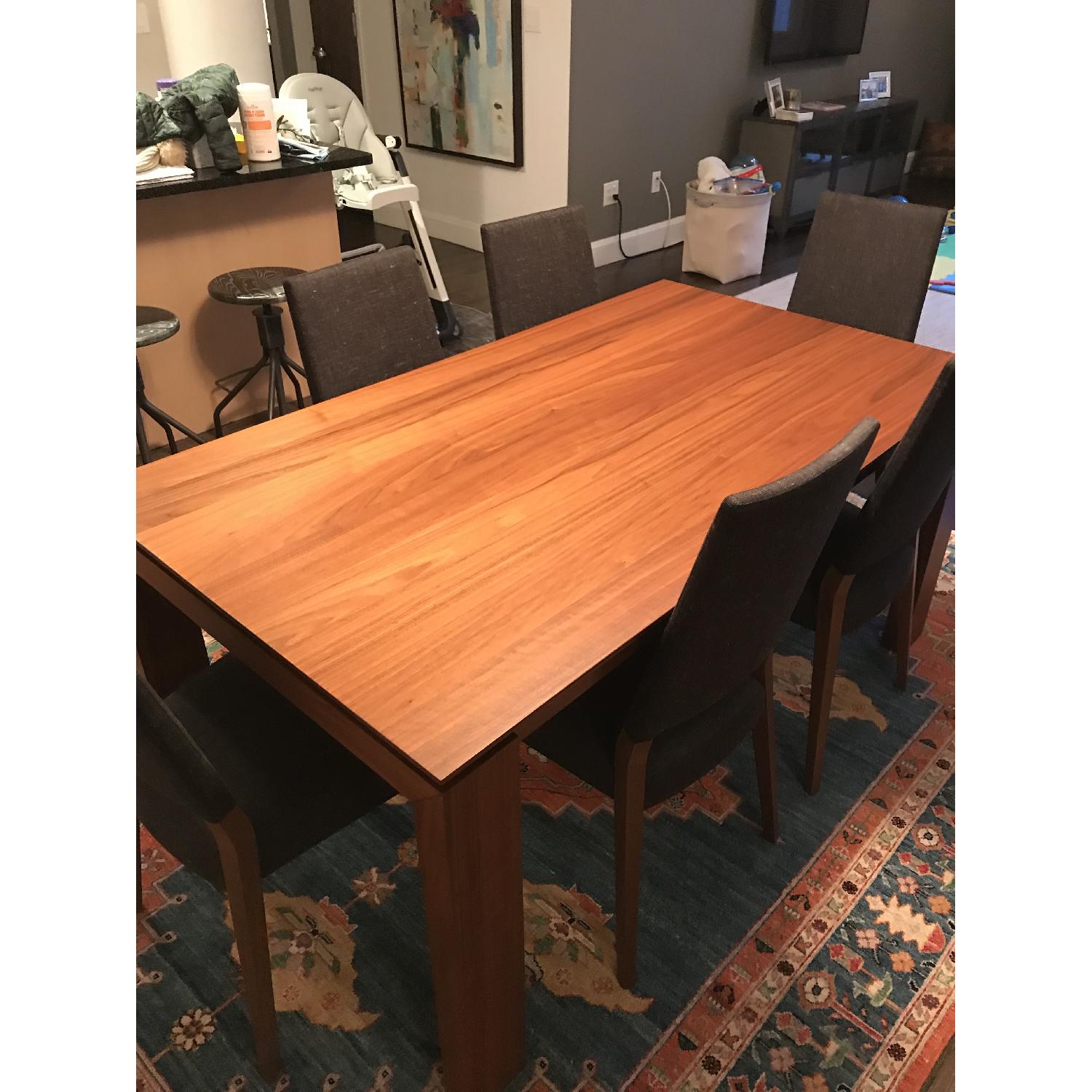 Calligaris Sigma Extendable Table in Walnut - image-1