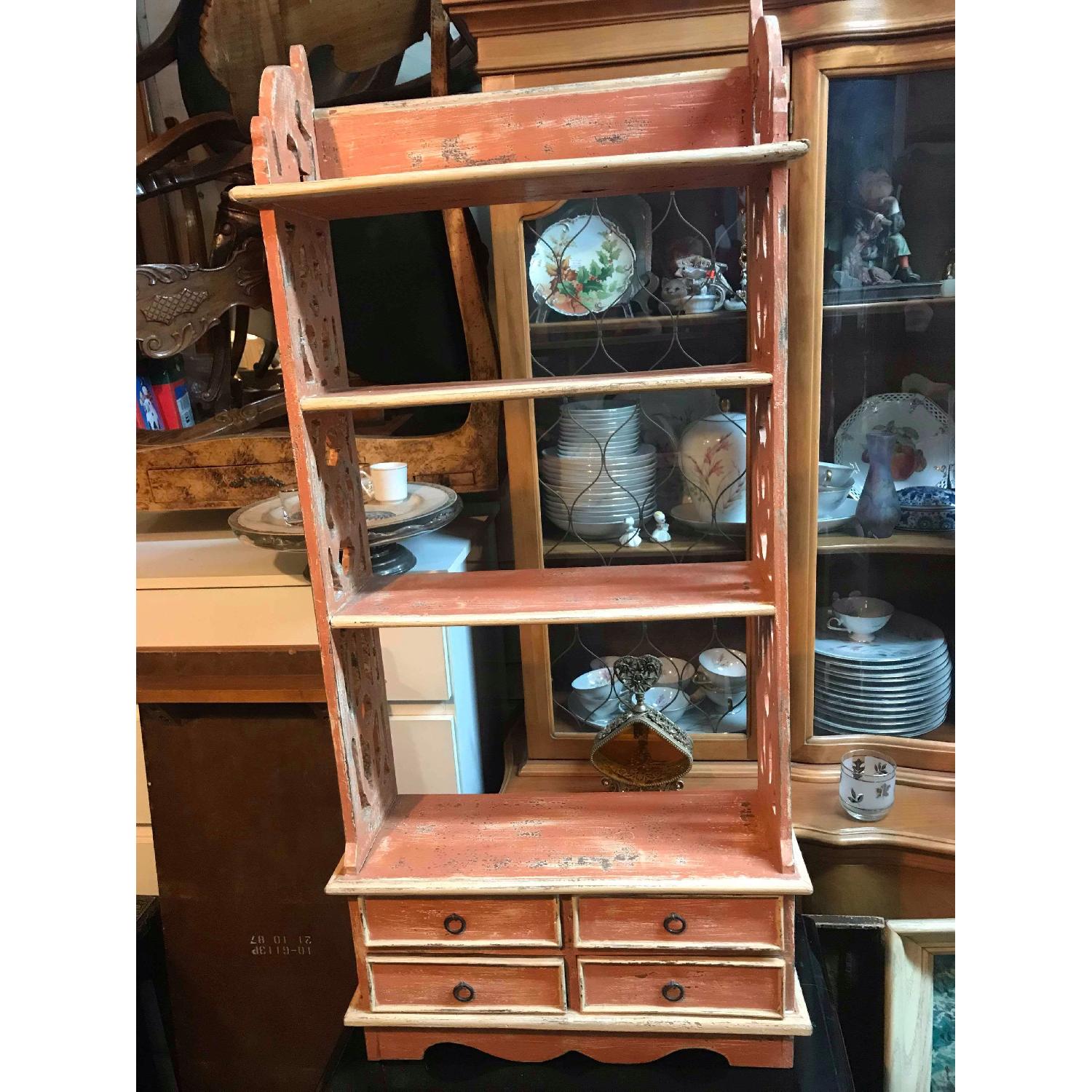 Vintage Mid Century Shelving Unit - image-1