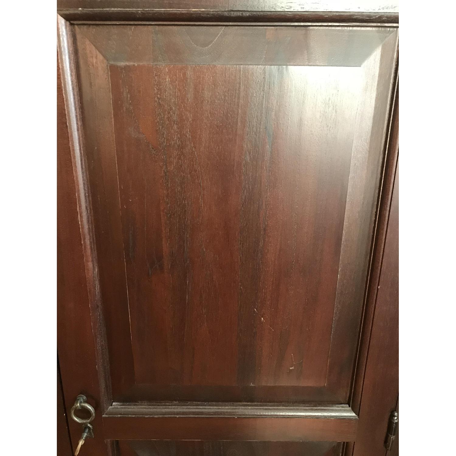 Crate & Barrel Vintage Wood Armoire - image-3