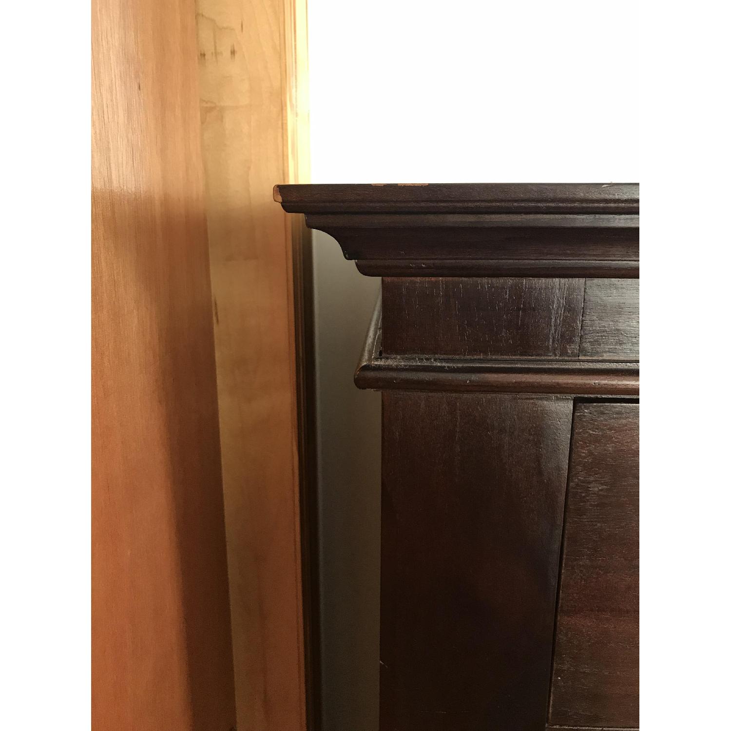 Crate & Barrel Vintage Wood Armoire - image-5