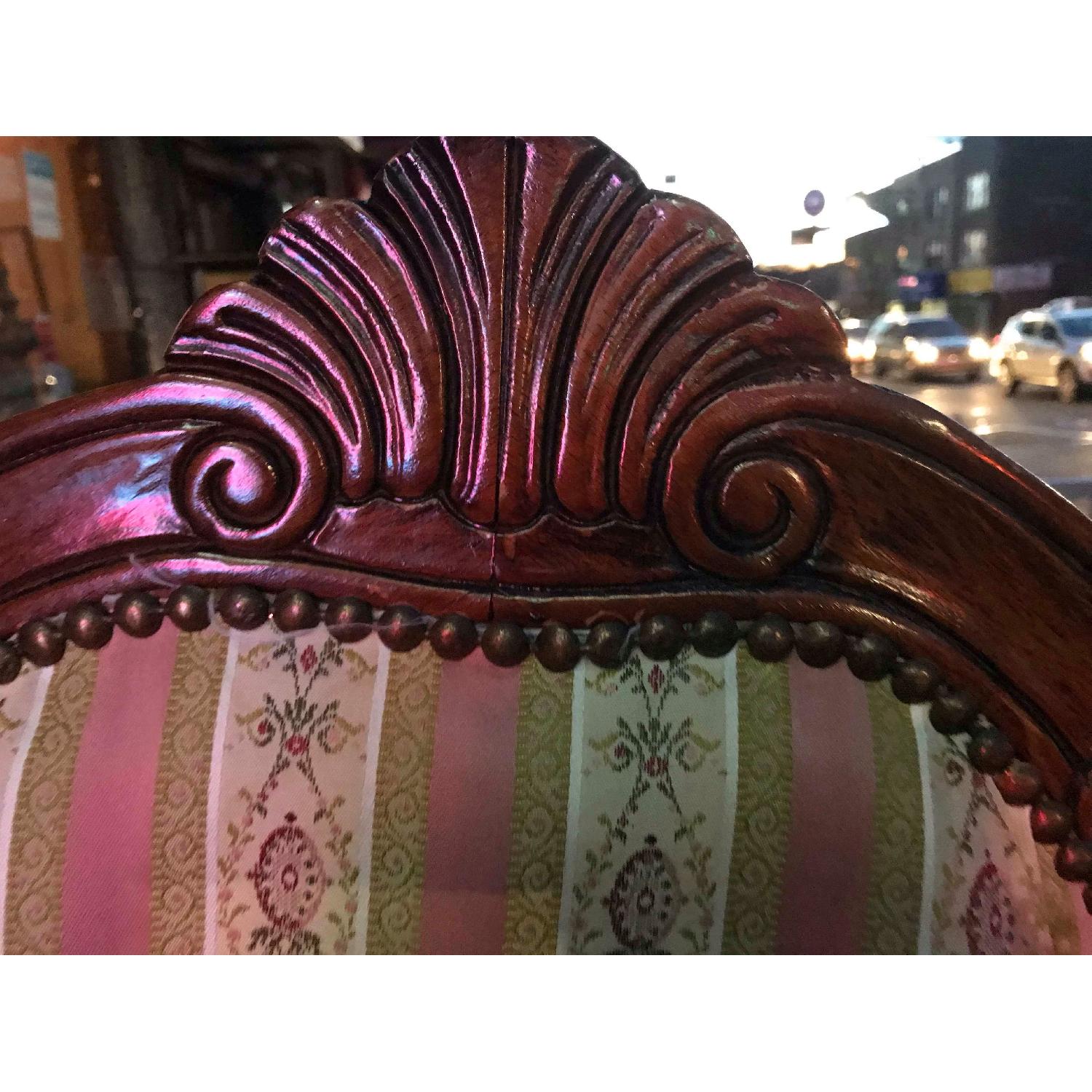 Antique 1930s Telephone Table Gossip Brench/Armchair - image-10