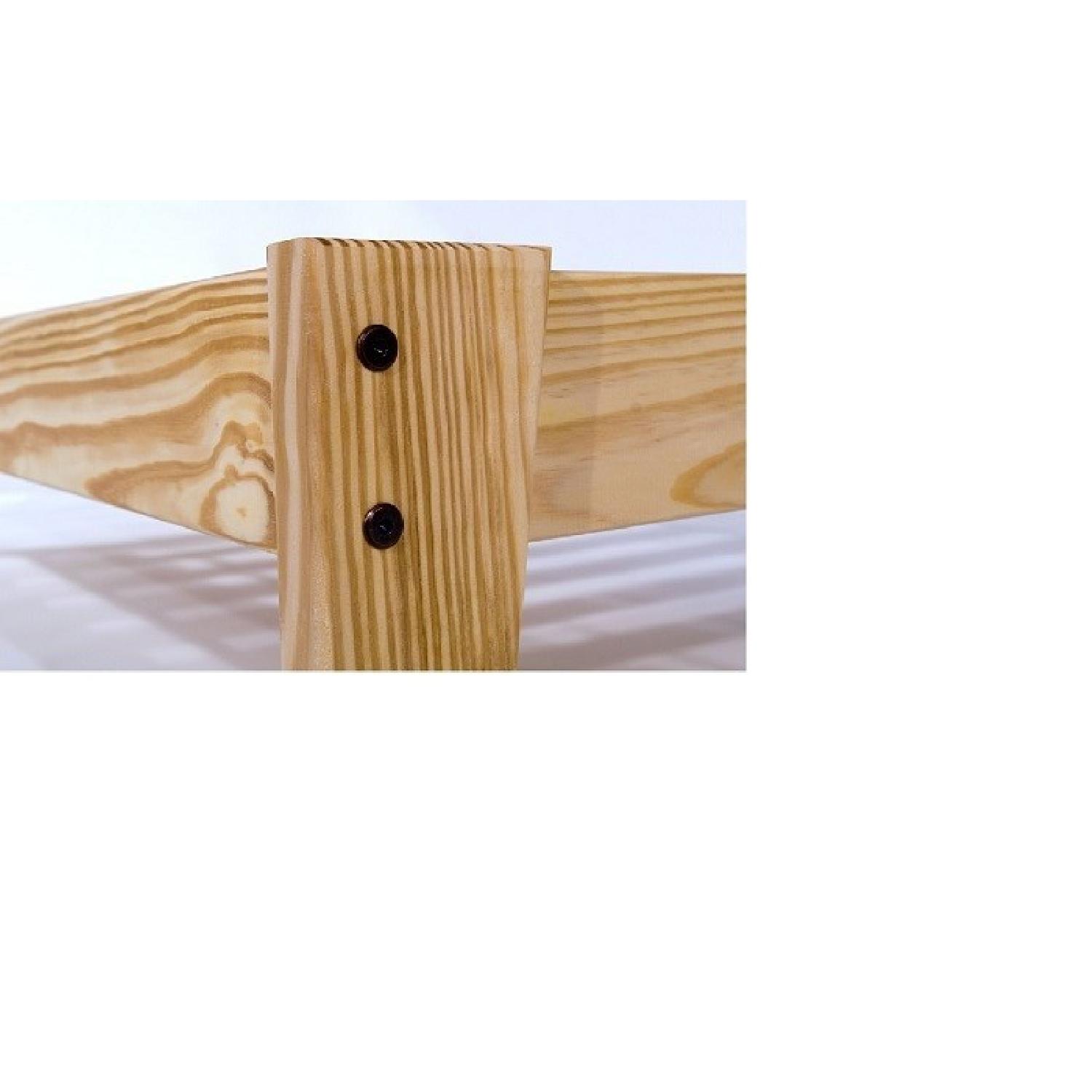 Room Doctor Pine Platform Bed w/ Rolling Storage Drawers AptDeco