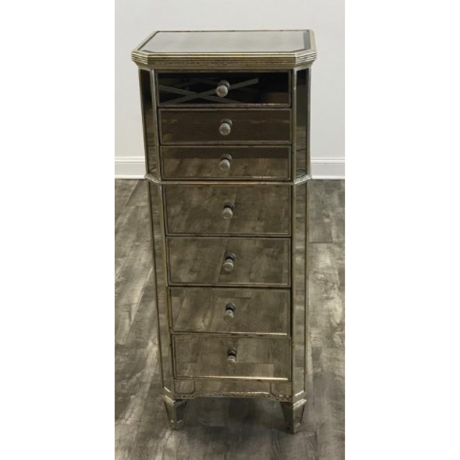 Z Gallerie Mirrored 7 Drawer Lingerie Chest - image-1