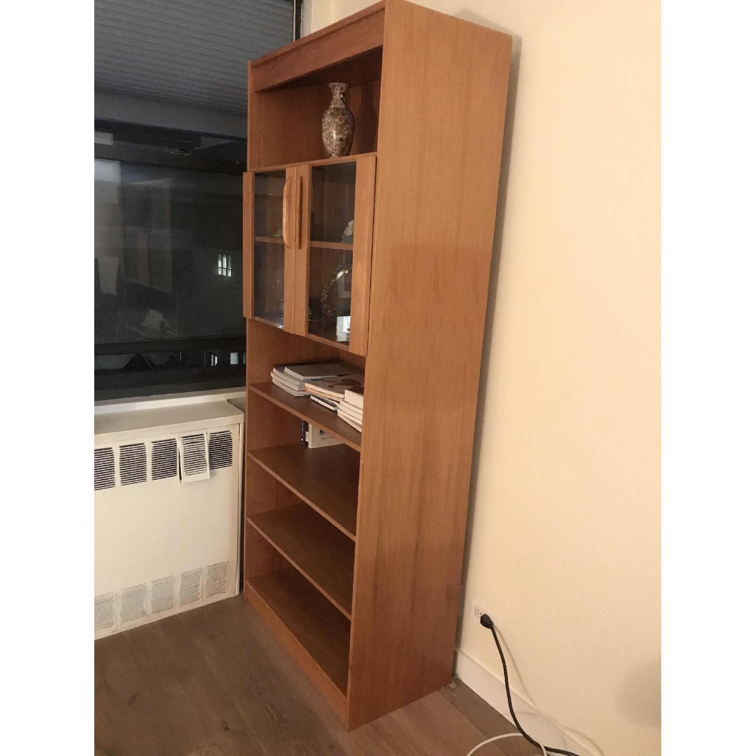 Wood Tall Storage Cabinet - image-4