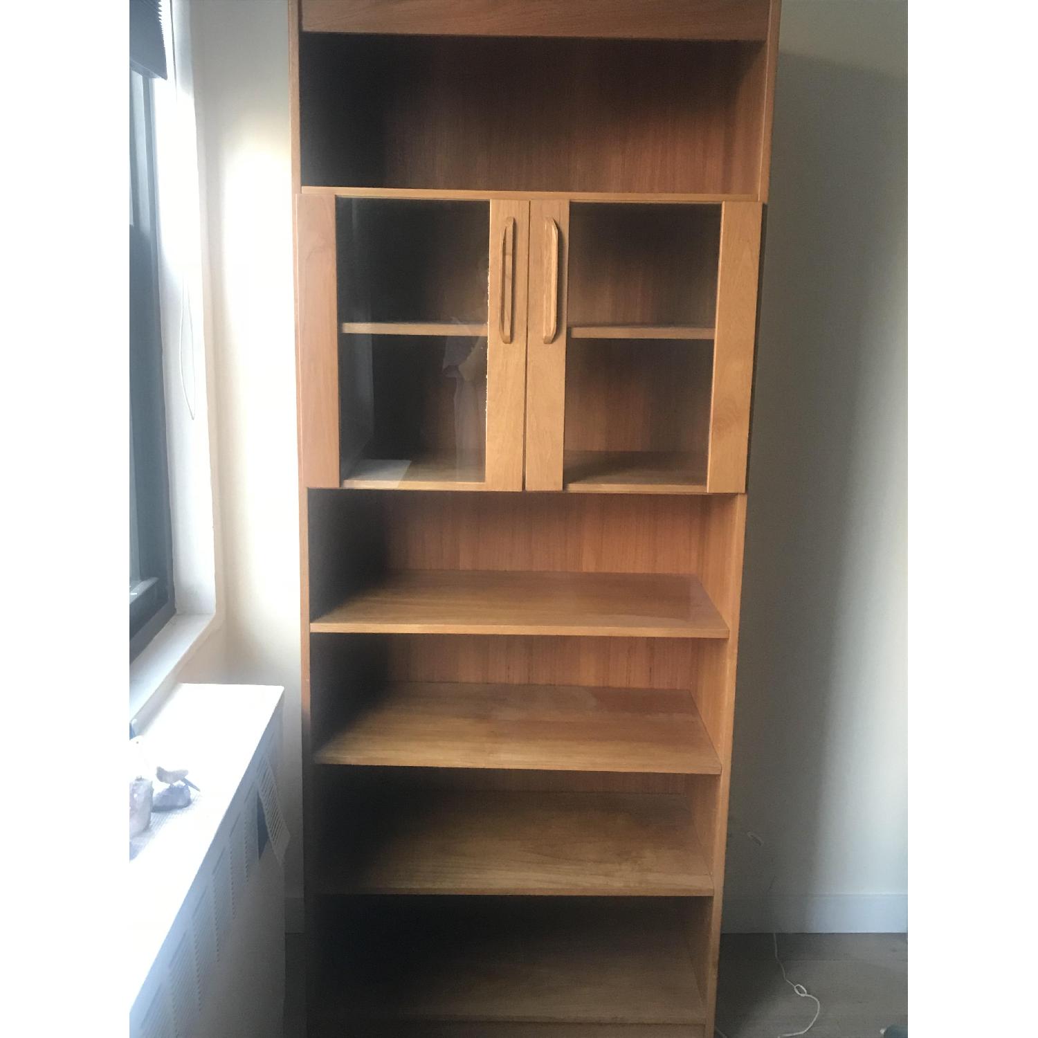 Wood Tall Storage Cabinet - image-7