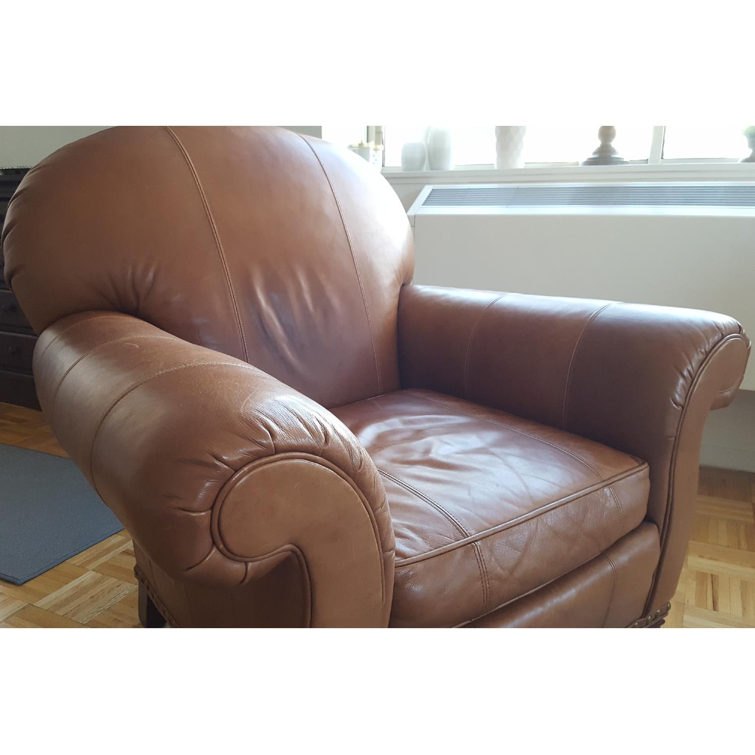 Whittemore-Sherrill Tobacco Leather Chair - image-2