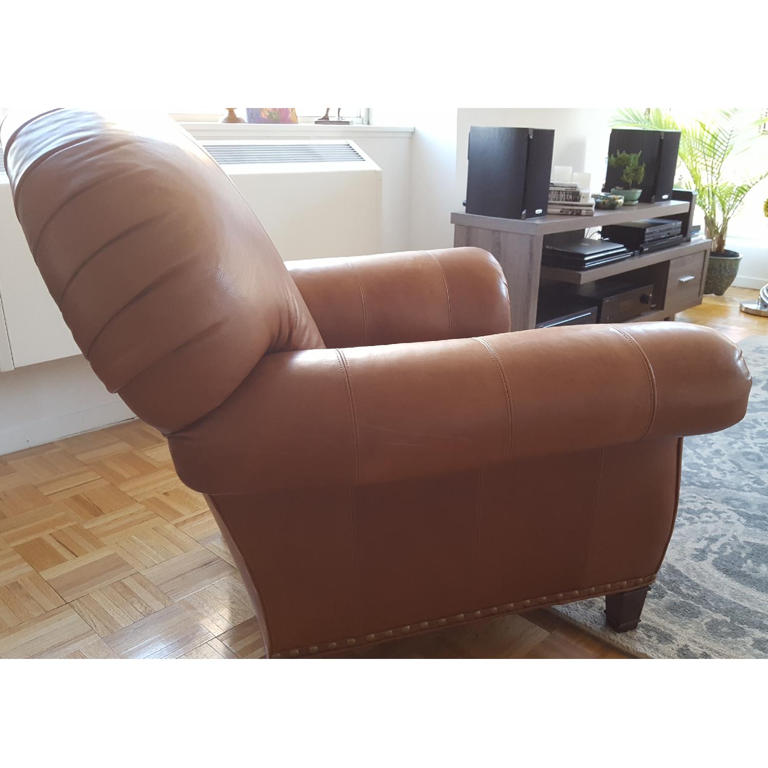 Whittemore-Sherrill Tobacco Leather Chair - image-3