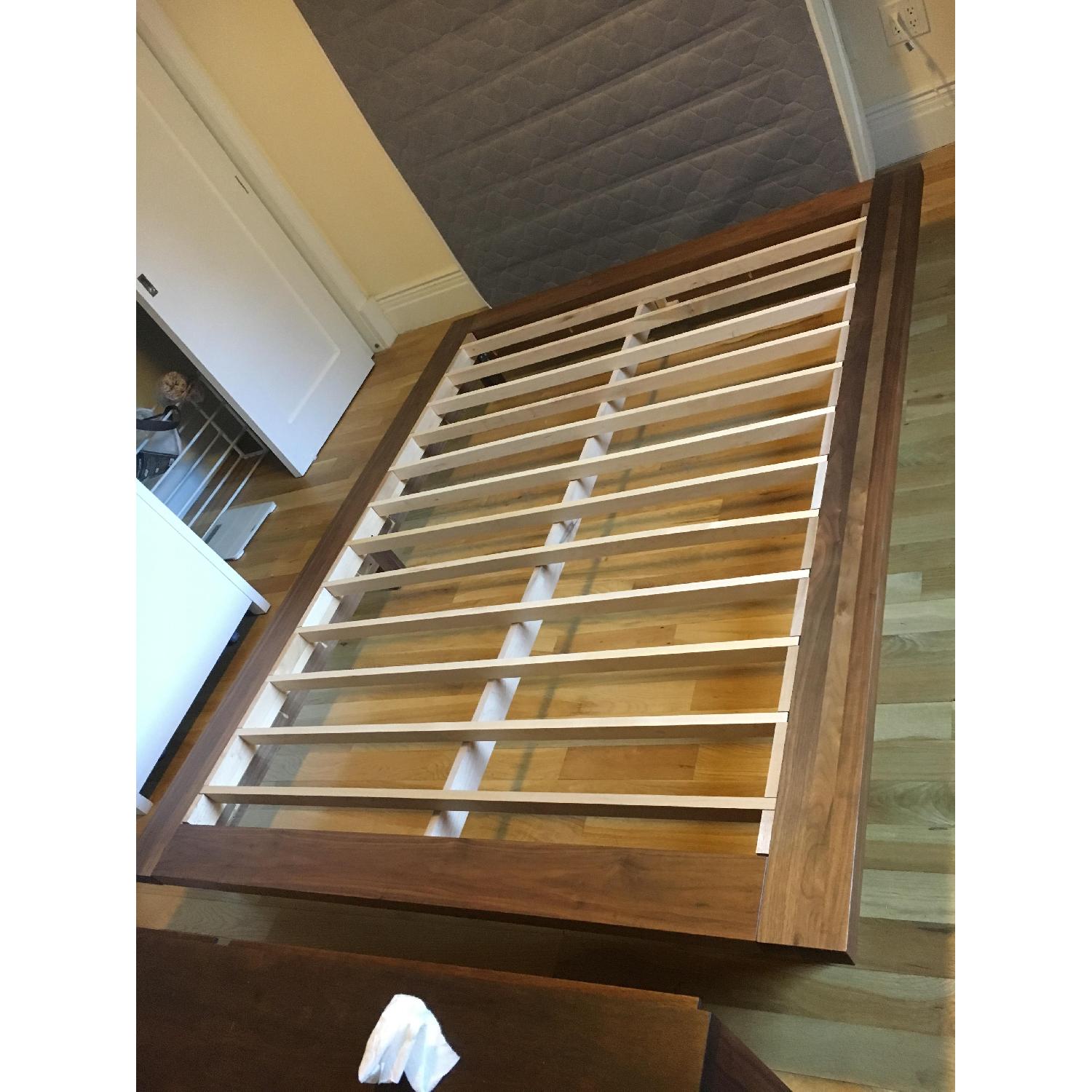 Room & Board Campo Queen Walnut Platform Bed Frame - image-1