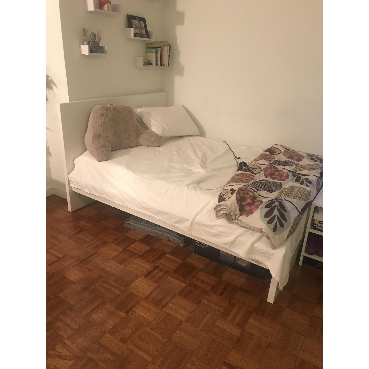 Ikea Malm White Full Size Bed Frame - image-1