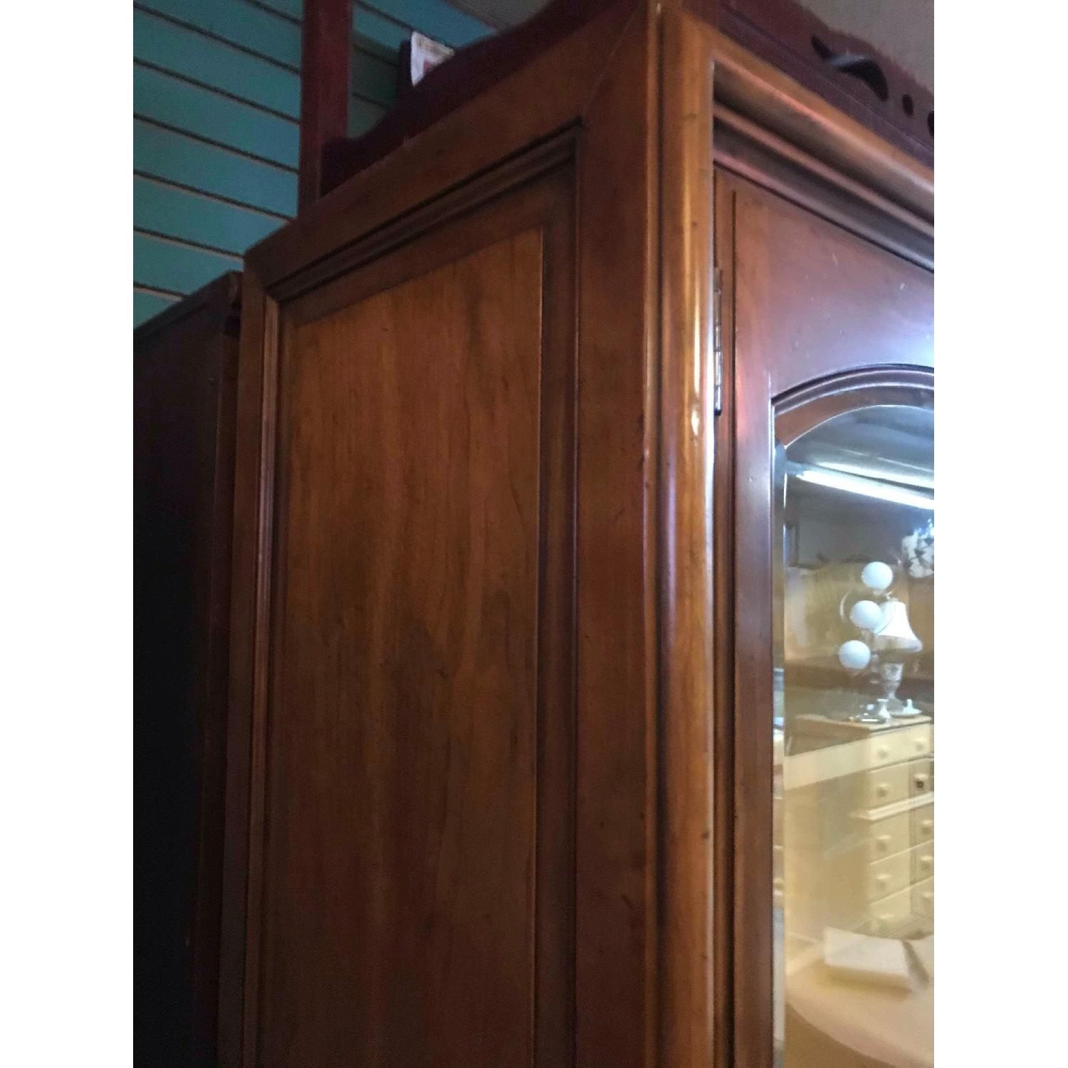 Baker Furniture Vintage Cabinet w/ Glass Doors - image-2