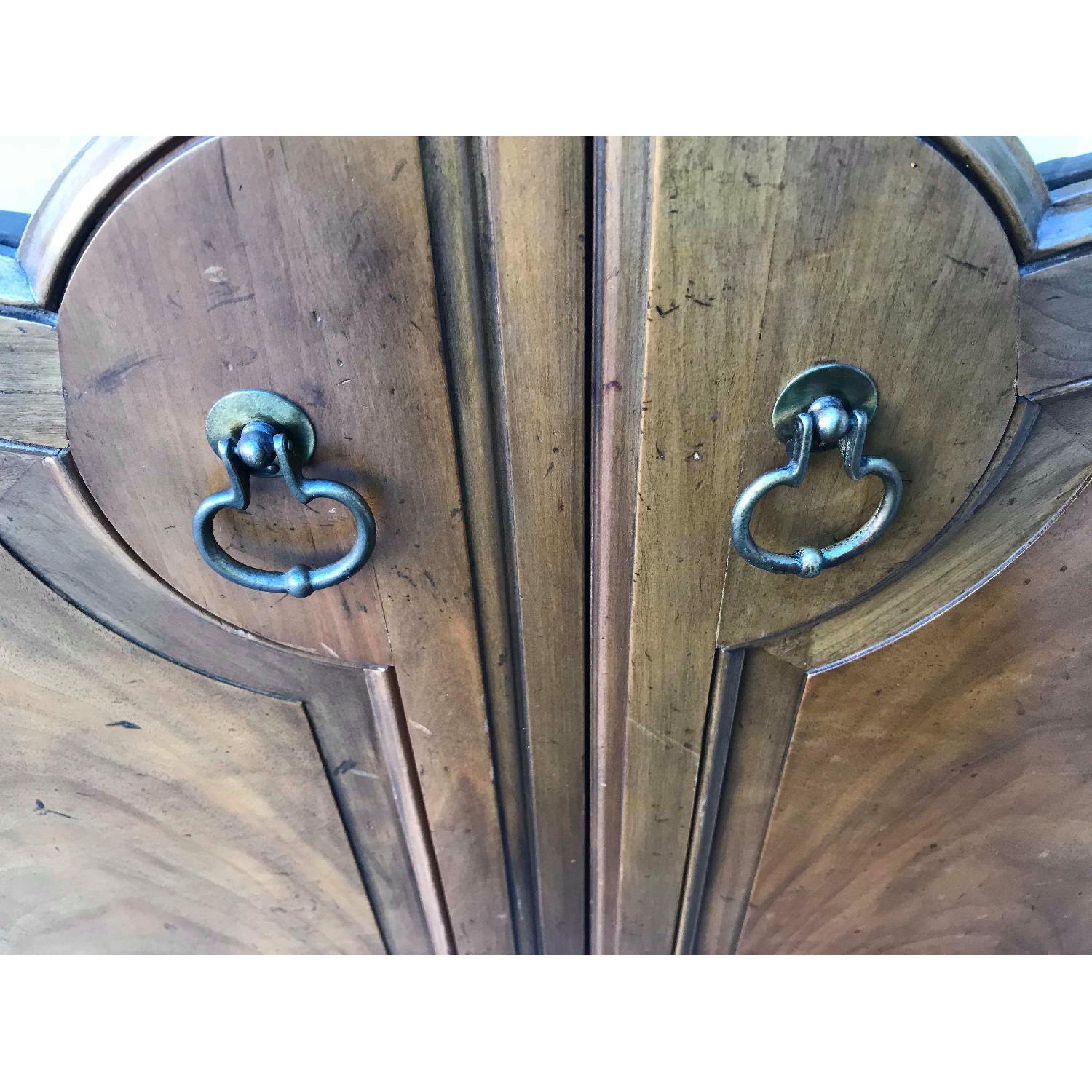 Baker Furniture Vintage Cabinet w/ Glass Doors - image-9