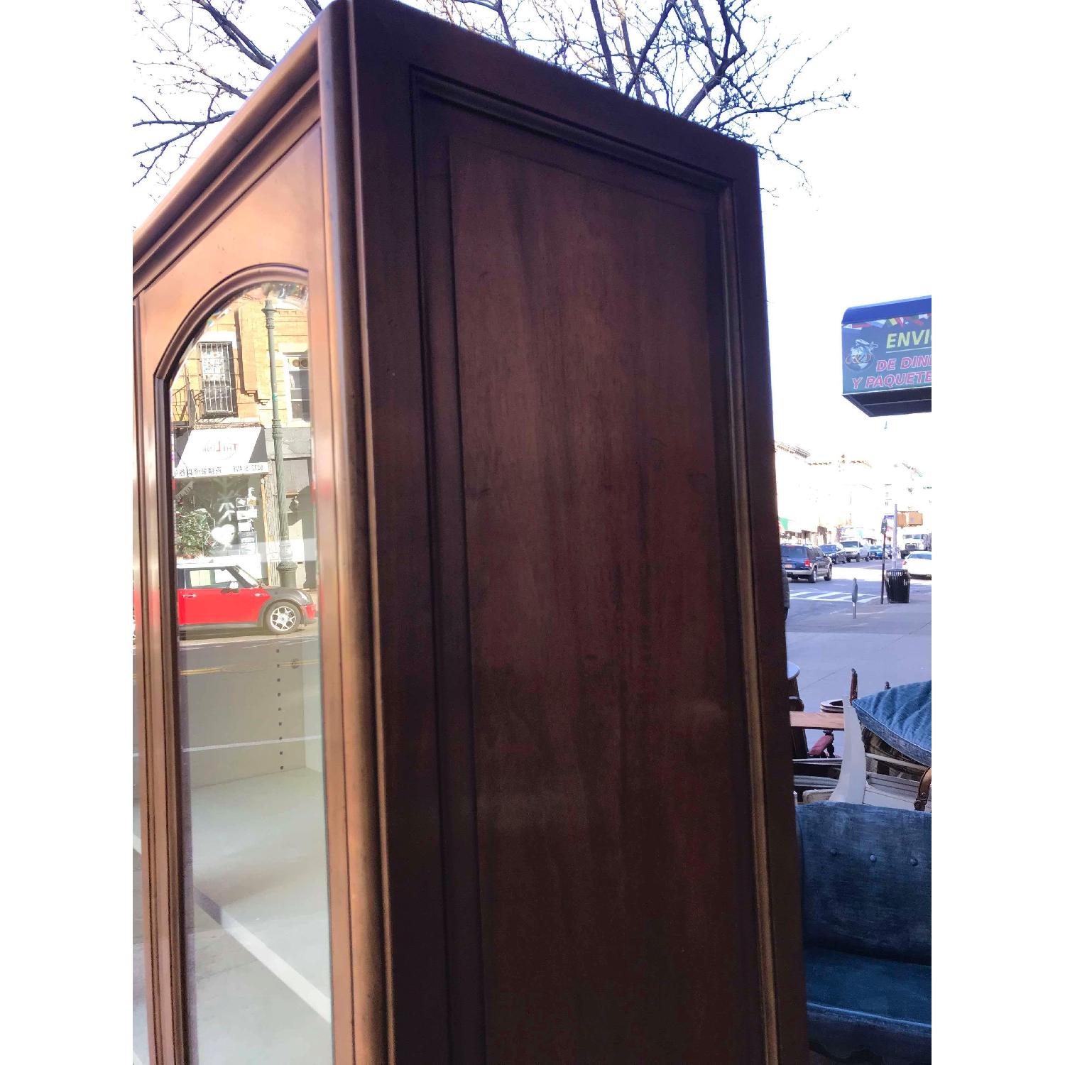 Baker Furniture Vintage Cabinet w/ Glass Doors - image-13