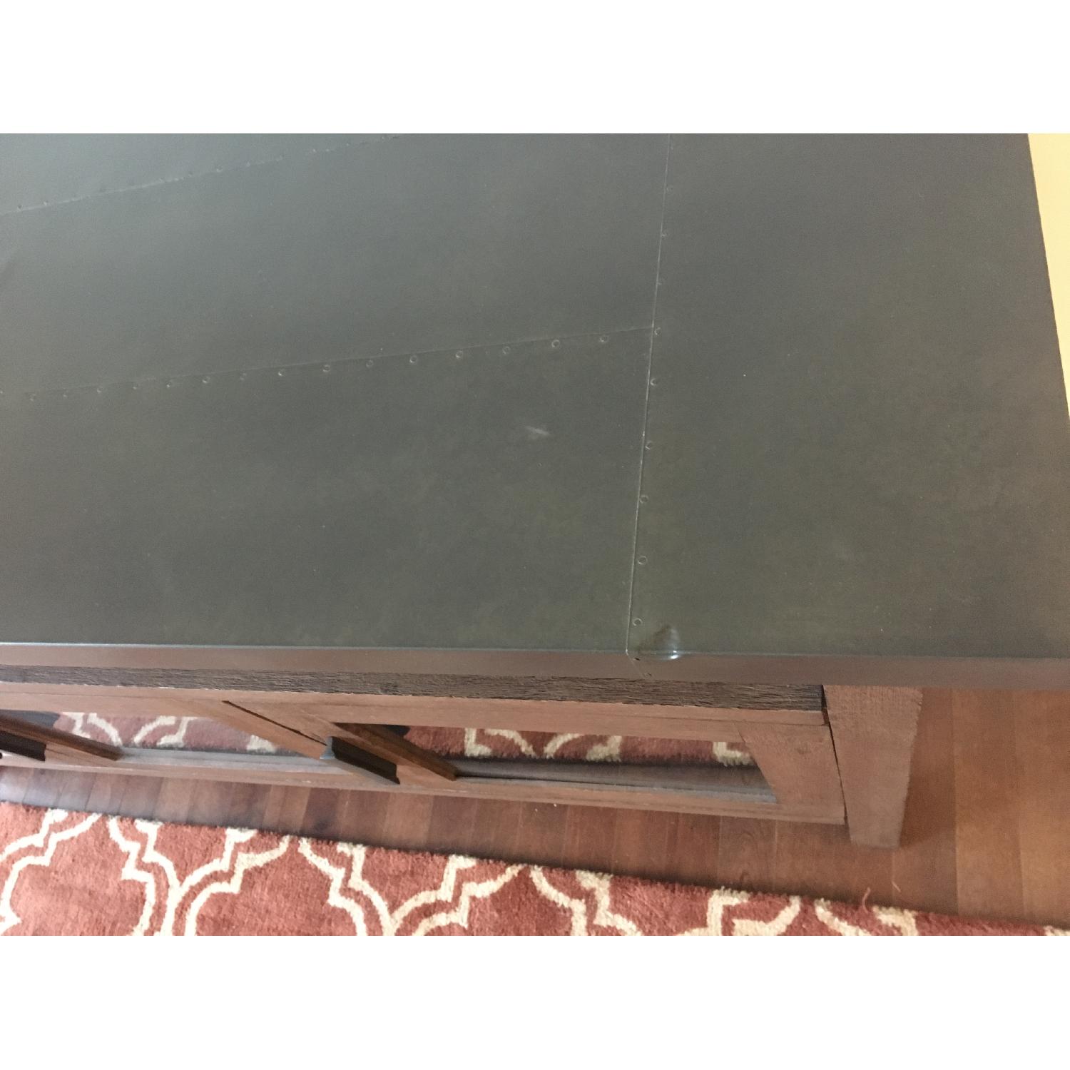 Crate & Barrel Solid Wood Media Stand - image-2