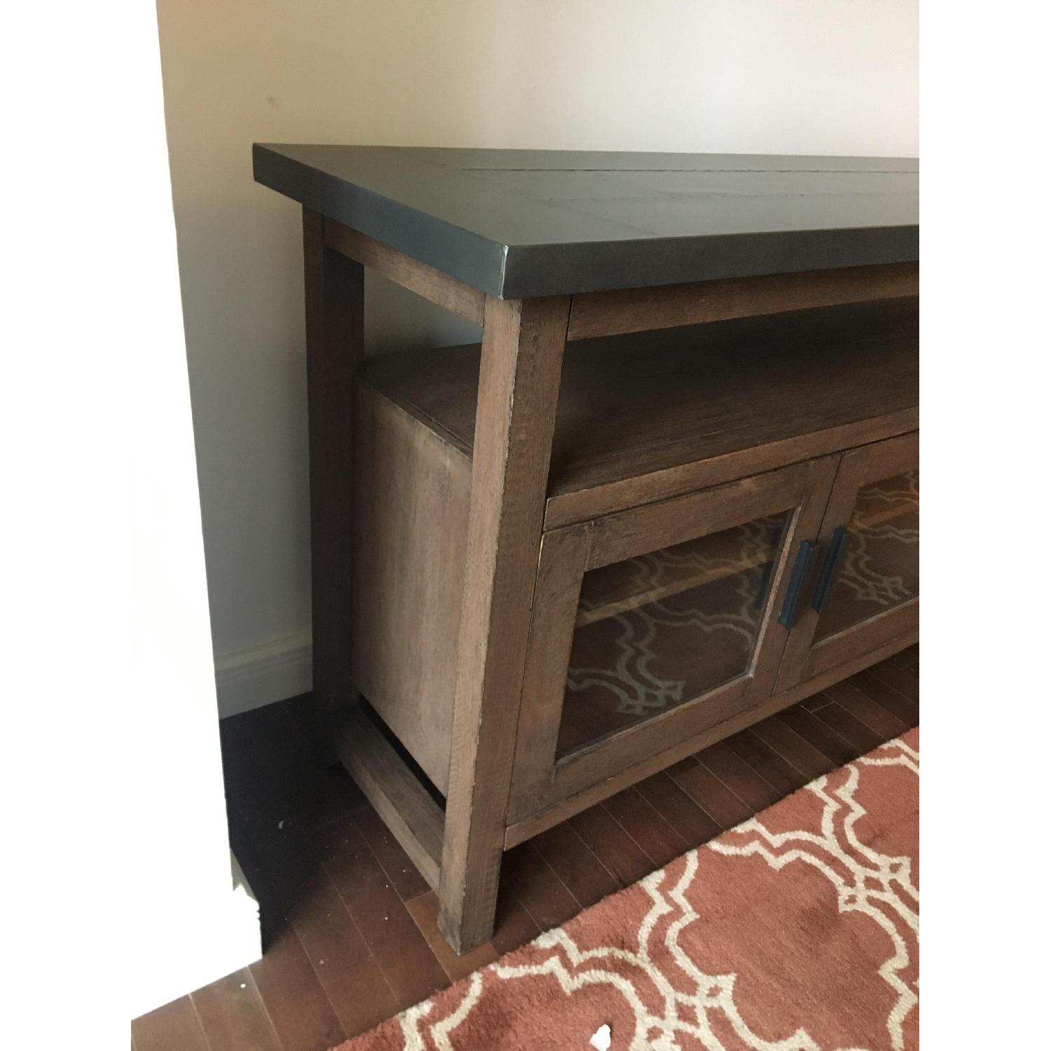 Crate & Barrel Solid Wood Media Stand - image-4