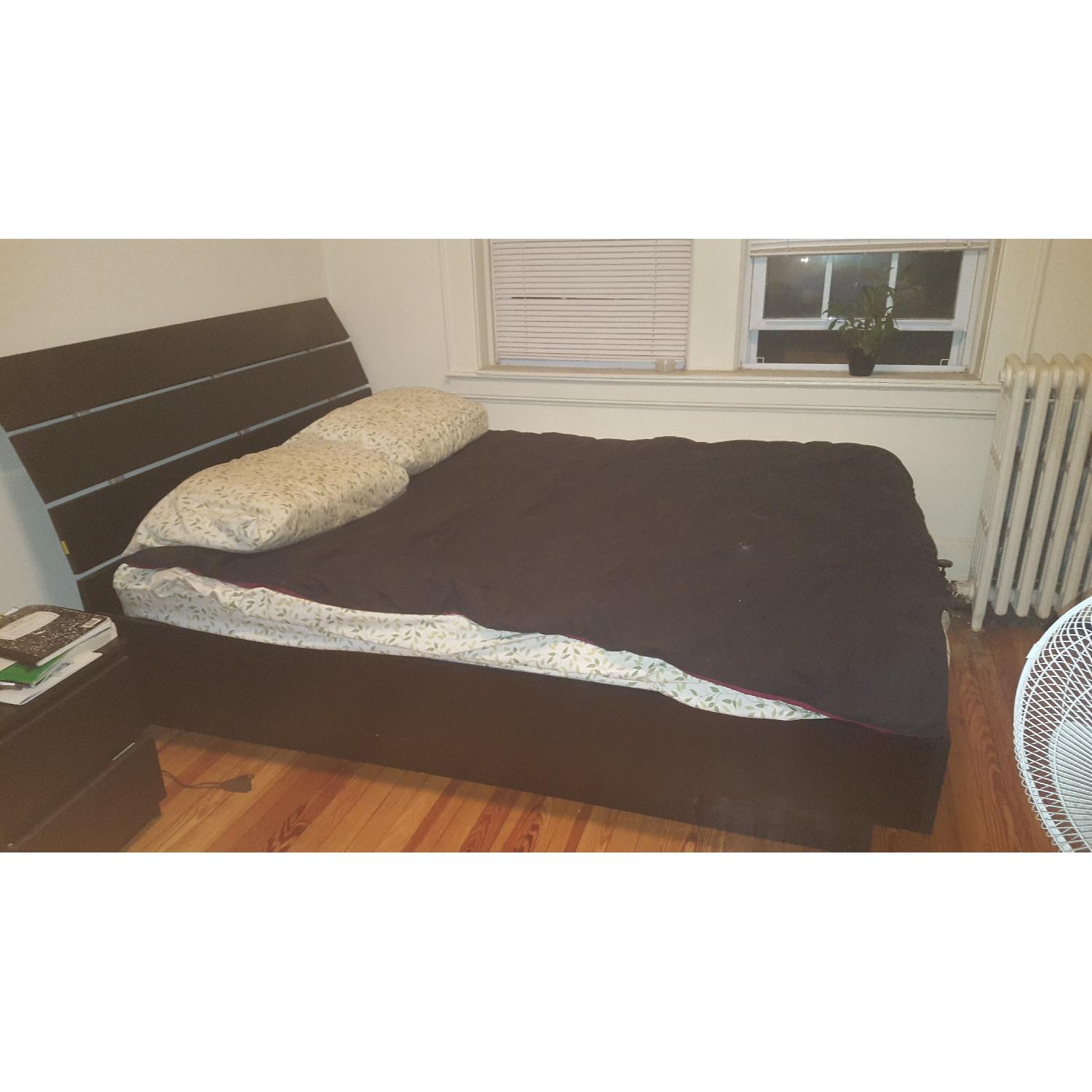 Black Queen Size Bed Frame - image-2