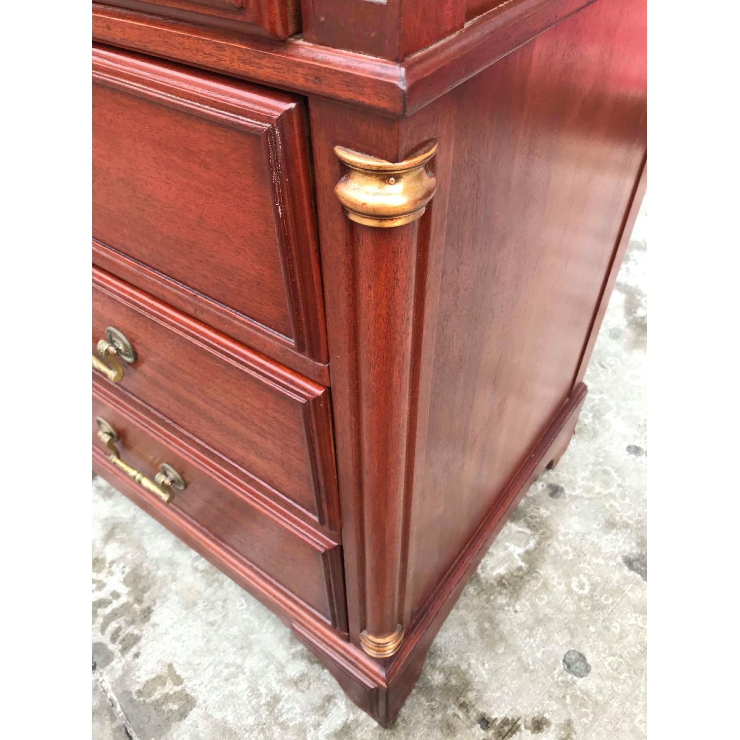 Vintage Continental Furniture Mahogany Dresser - image-6