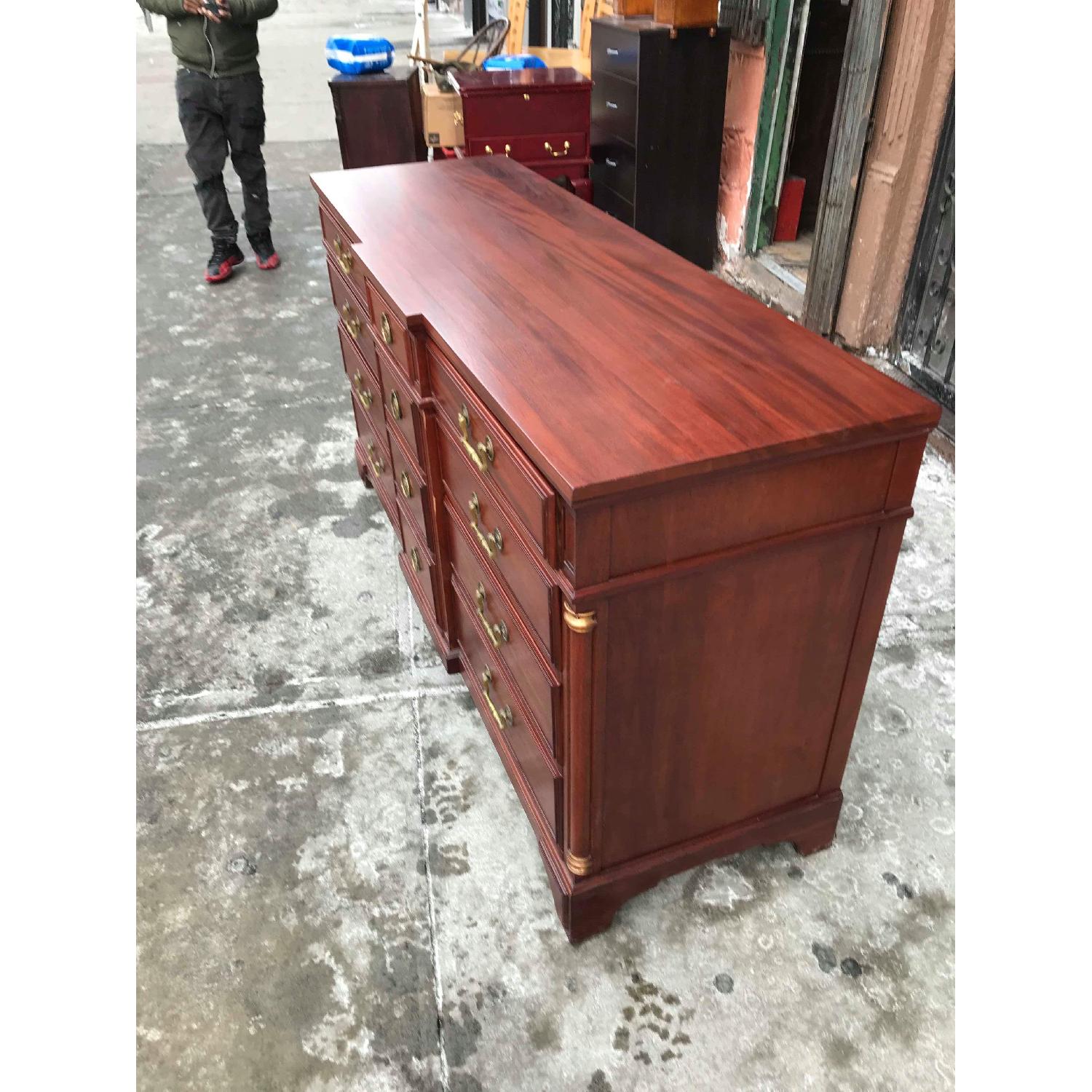Vintage Continental Furniture Mahogany Dresser - image-8