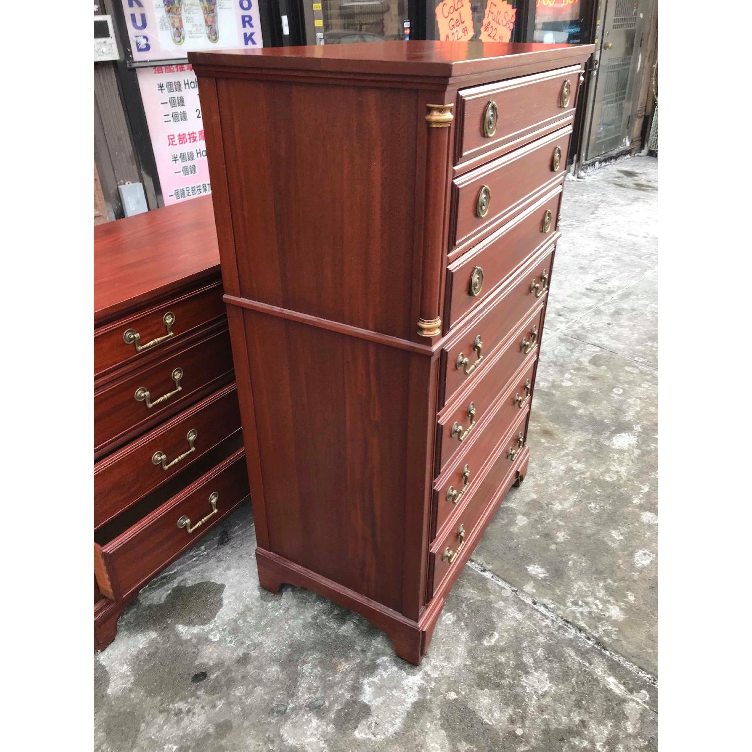 Continental Furniture Vintage 1970s Mahogany Dresser - image-4