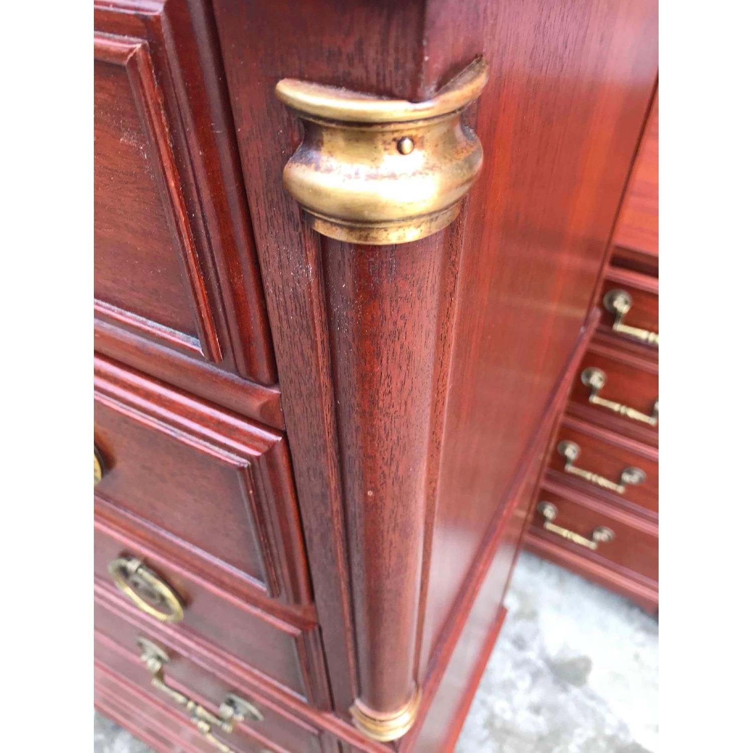 Continental Furniture Vintage 1970s Mahogany Dresser - image-11