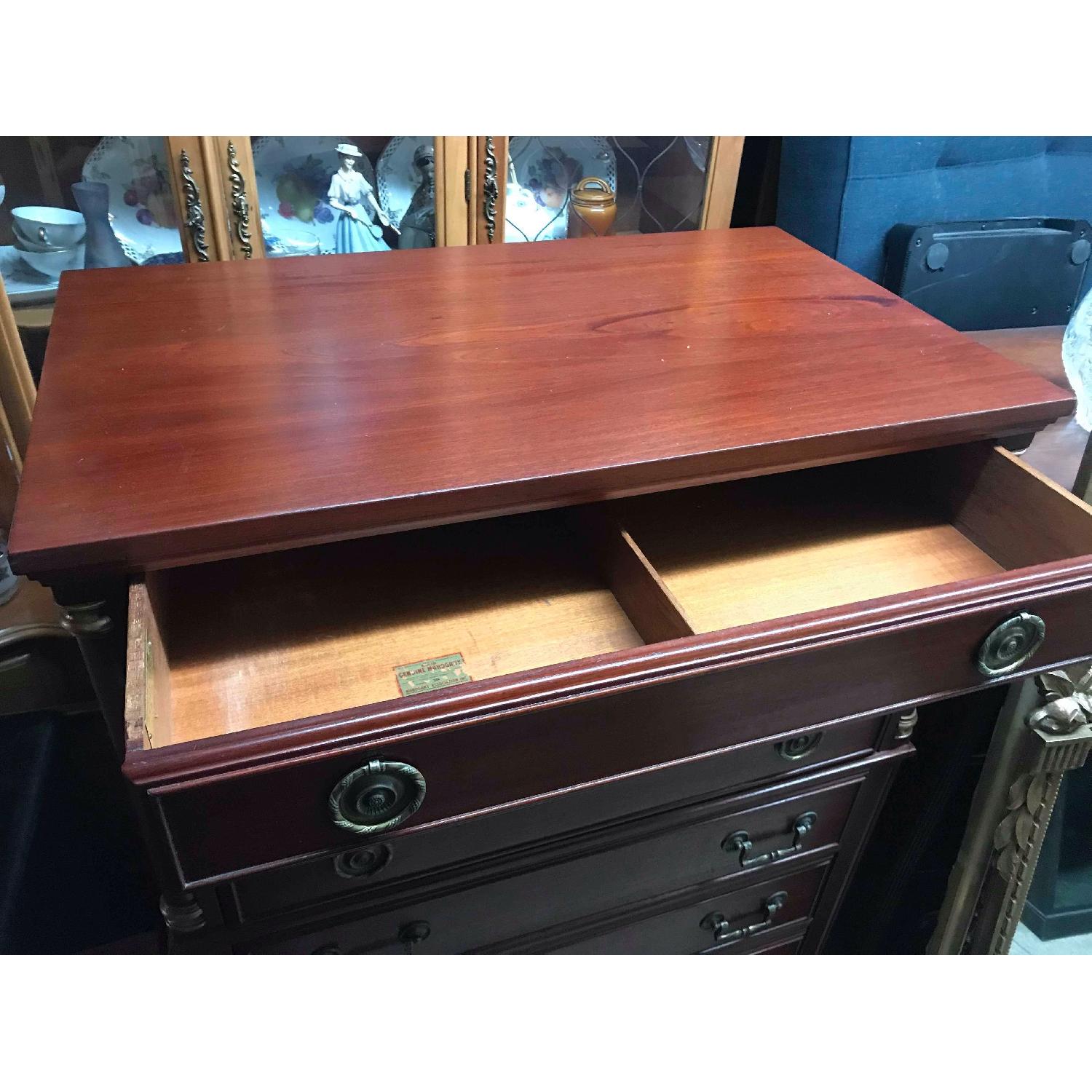 Continental Furniture Vintage 1970s Mahogany Dresser - image-14