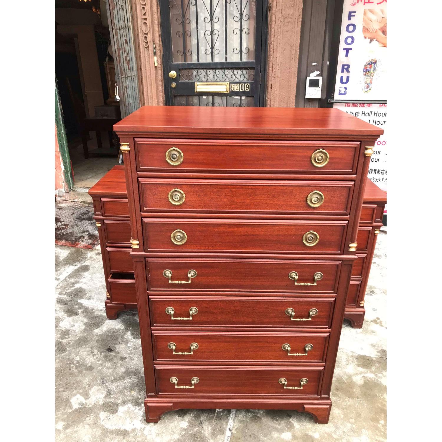 Continental Furniture Vintage 1970s Mahogany Dresser - image-19