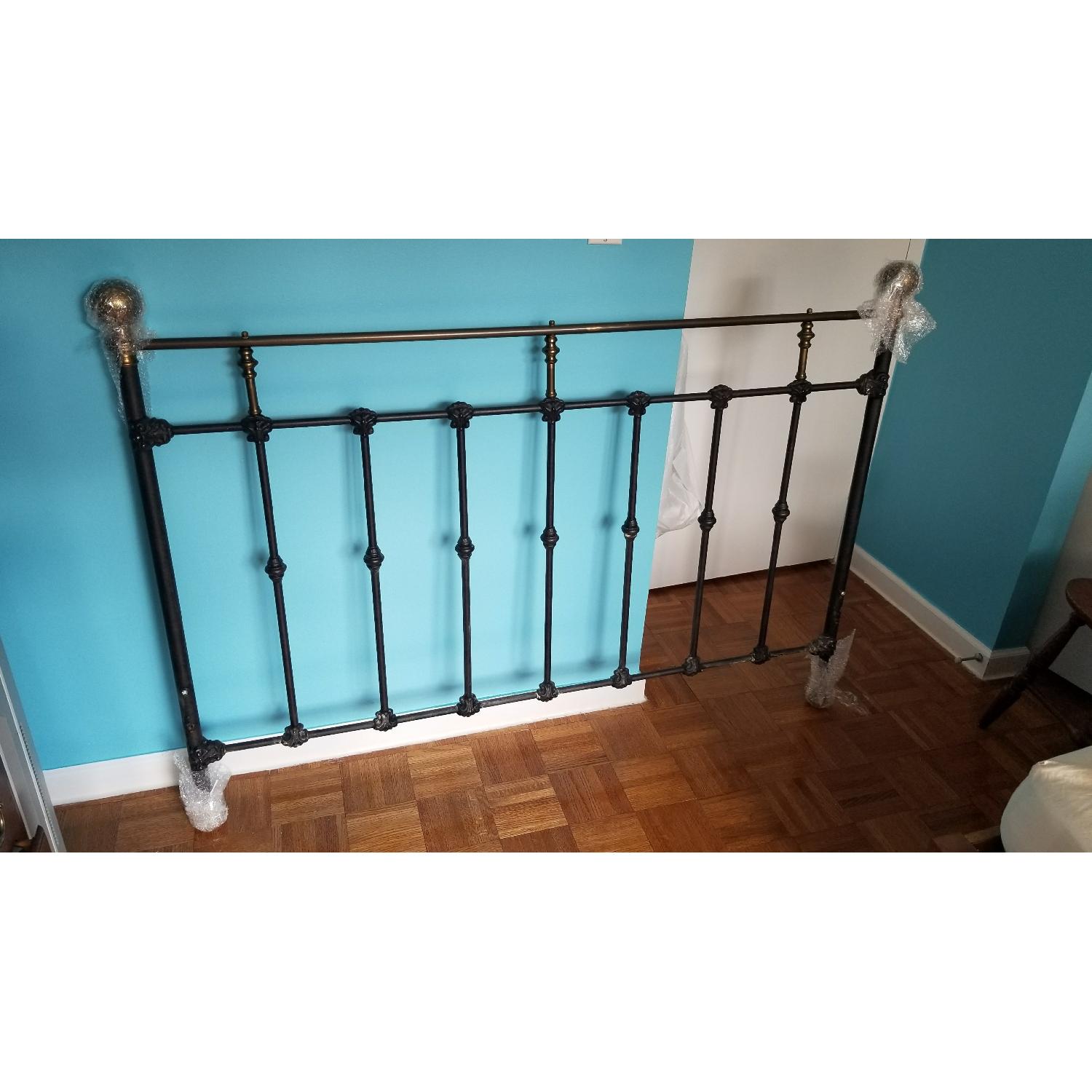Antique Queen Size Headboard & Footboard - image-2