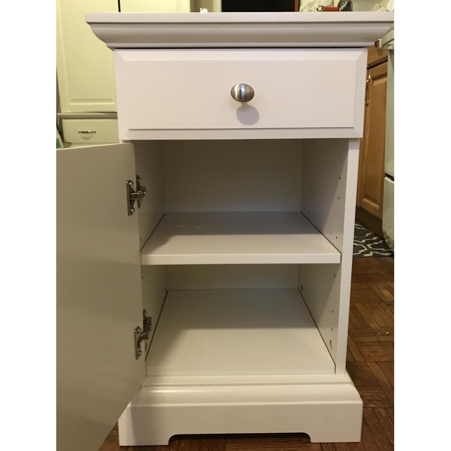 Ikea Hemnes White Side Table AptDeco