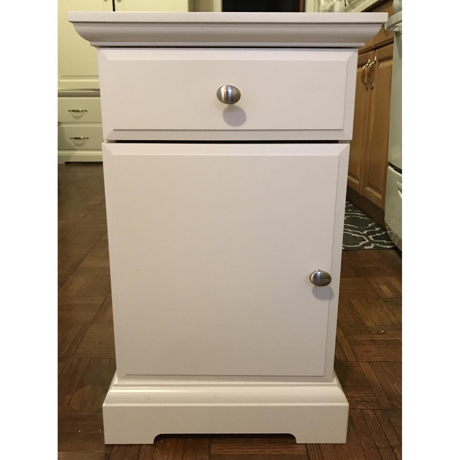 Ikea Hemnes White Side Table AptDeco
