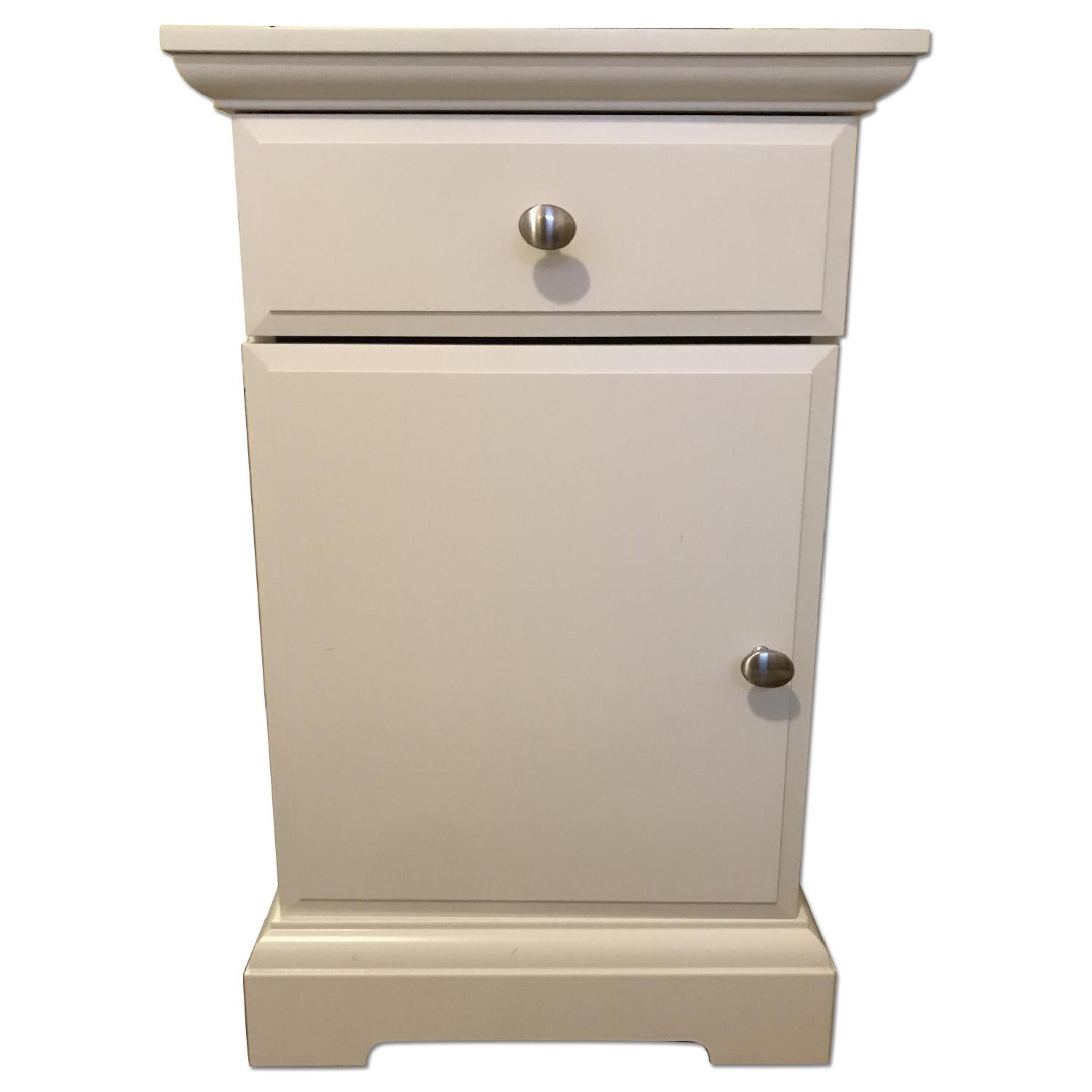 Ikea Hemnes White Side Table AptDeco