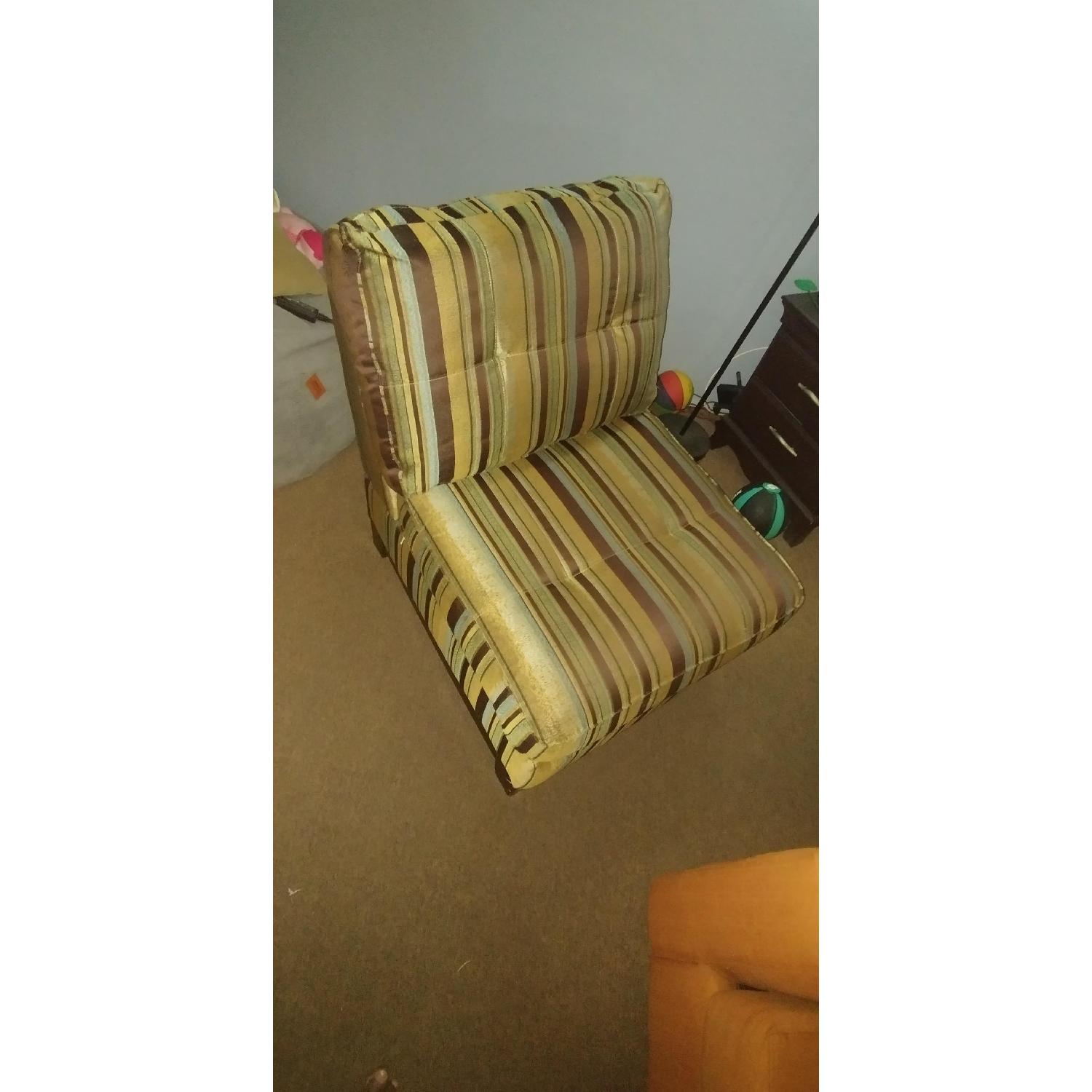 Striped Accent Chair - image-2