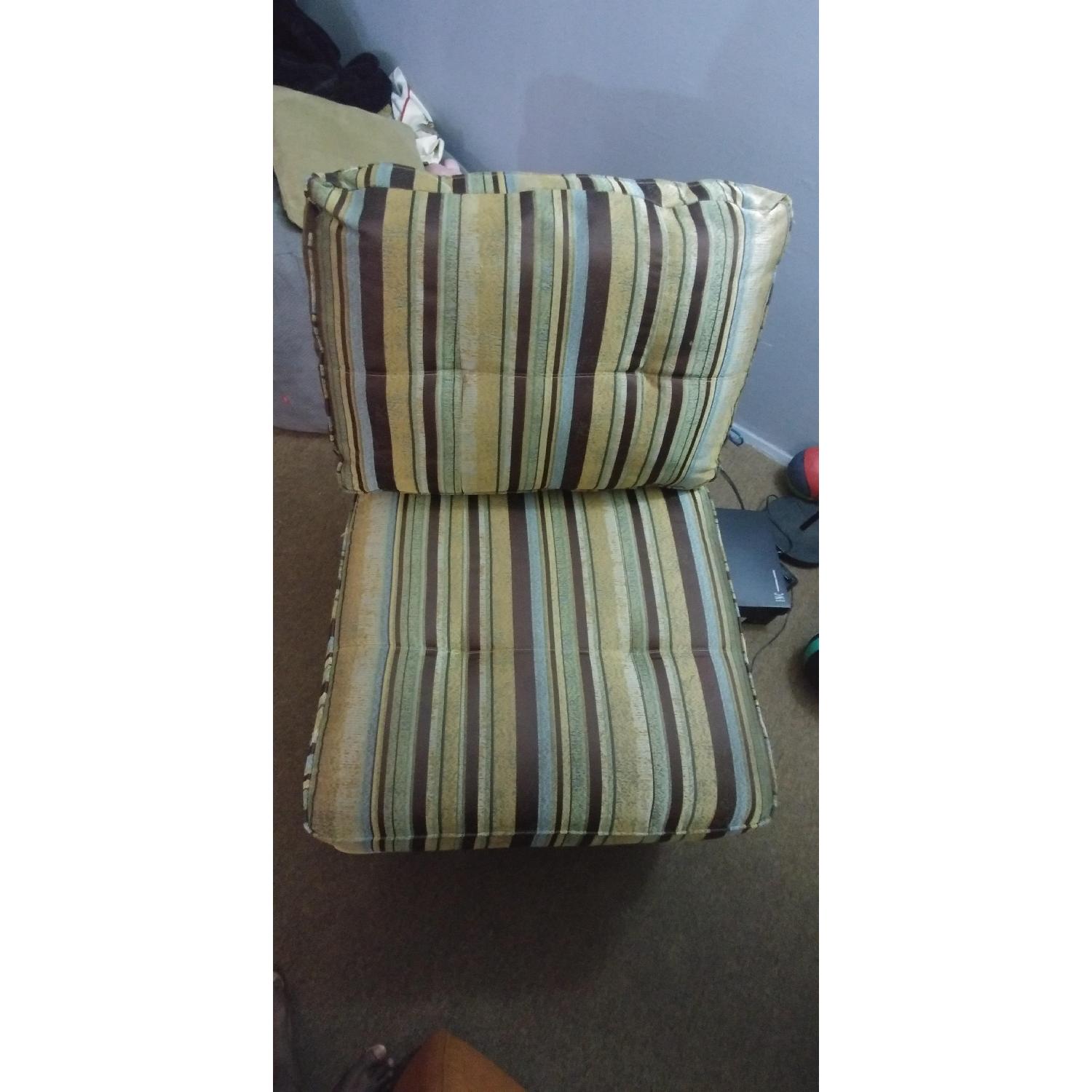 Striped Accent Chair - image-7