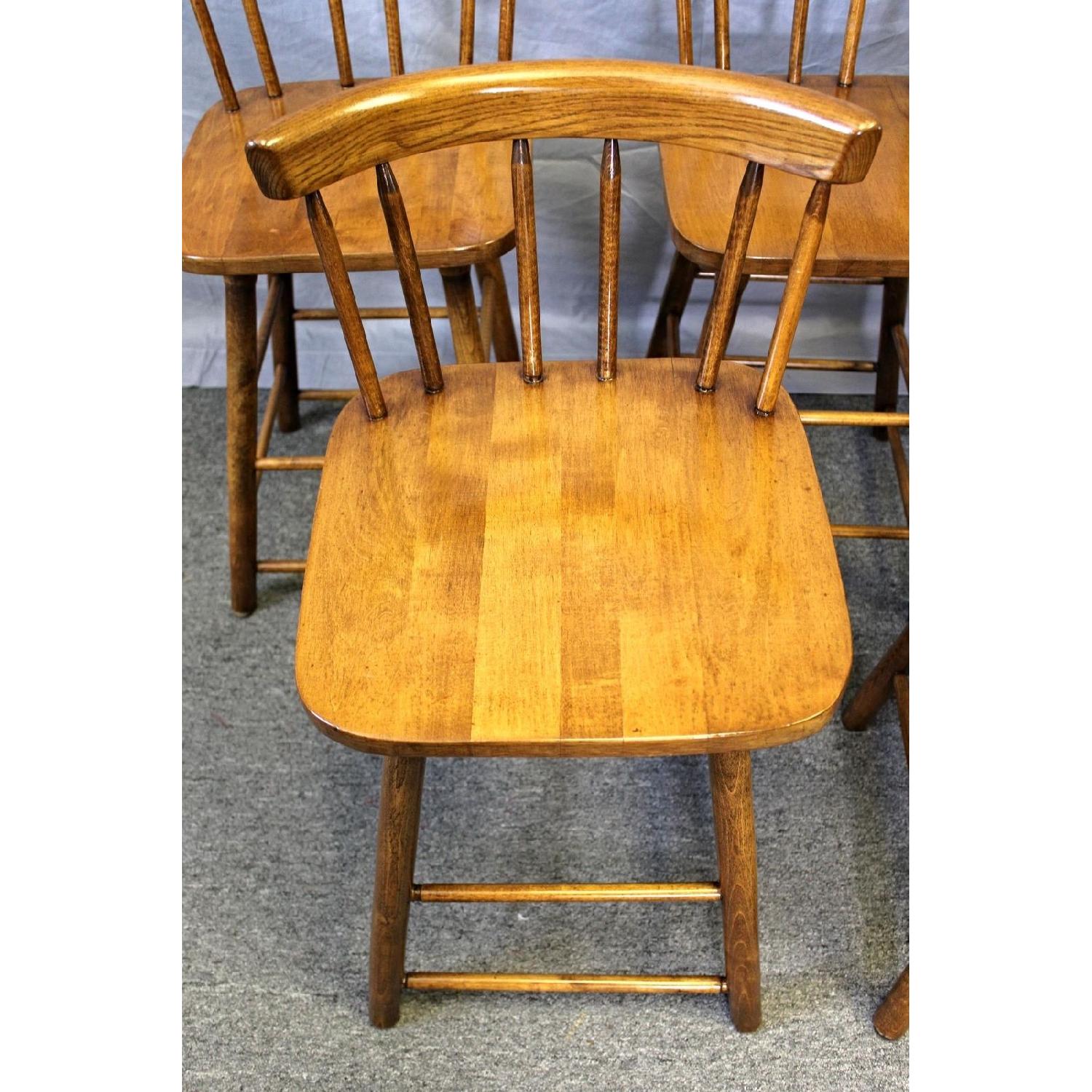 Walnut Spindle Back Side Chair/Counter Stool - image-4