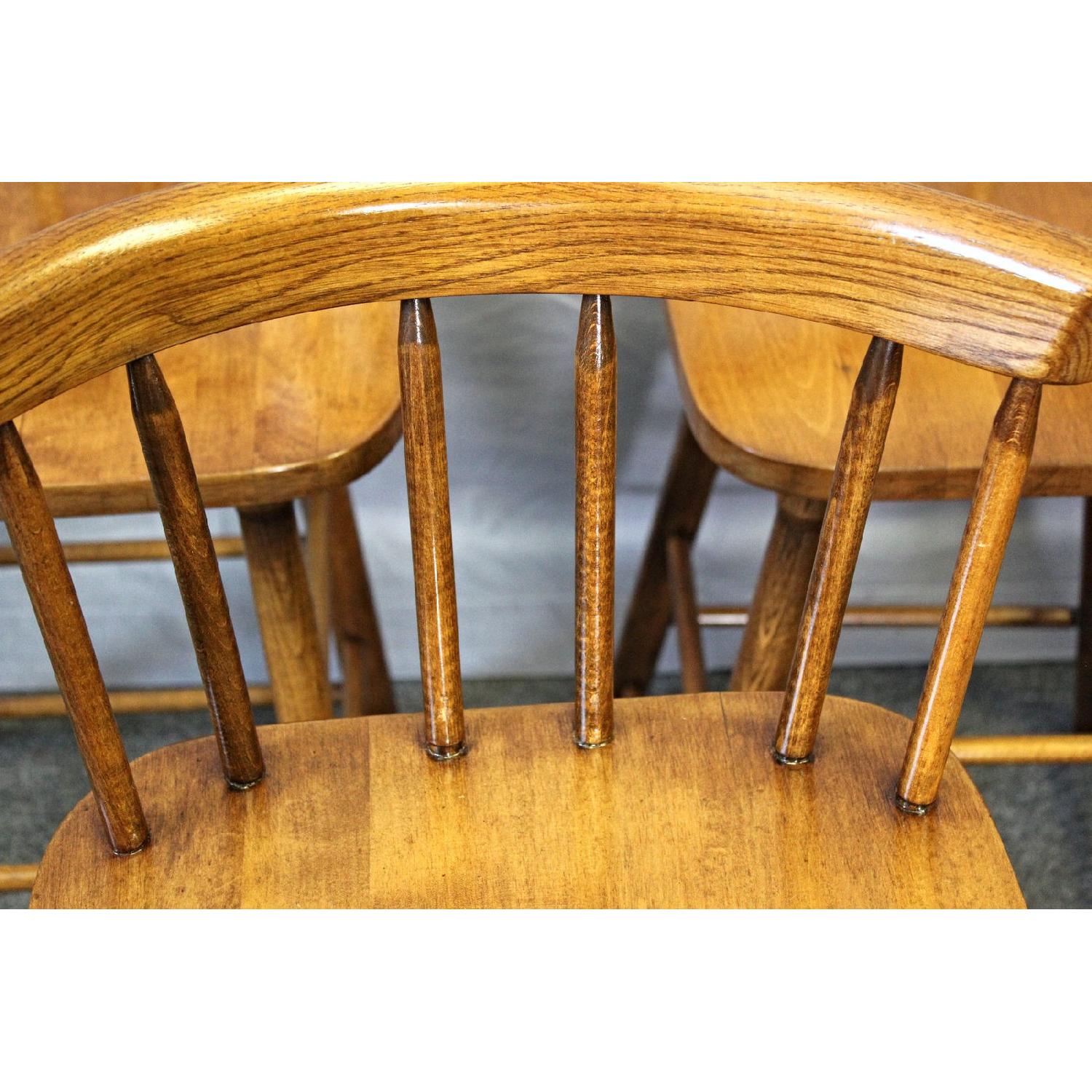 Walnut Spindle Back Side Chair/Counter Stool - image-6