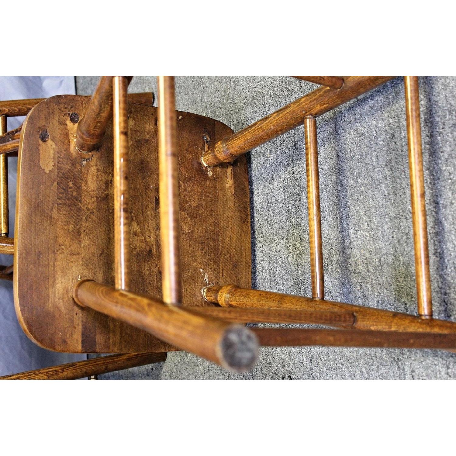 Walnut Spindle Back Side Chair/Counter Stool - image-8