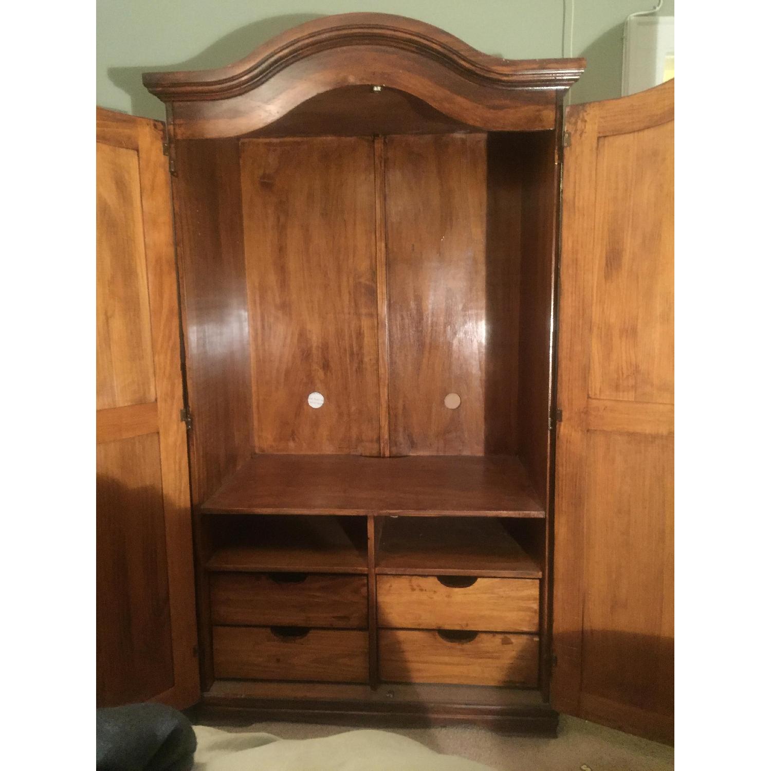 Gothic Cabinet Craft Armoire/Entertainment Center - image-2