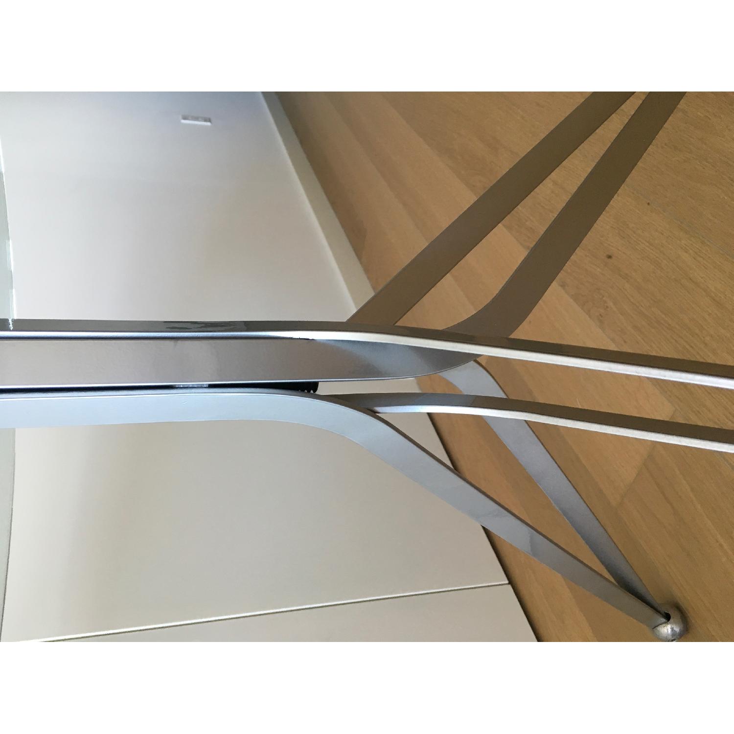 Modern Circular Glass Dining Table - image-4