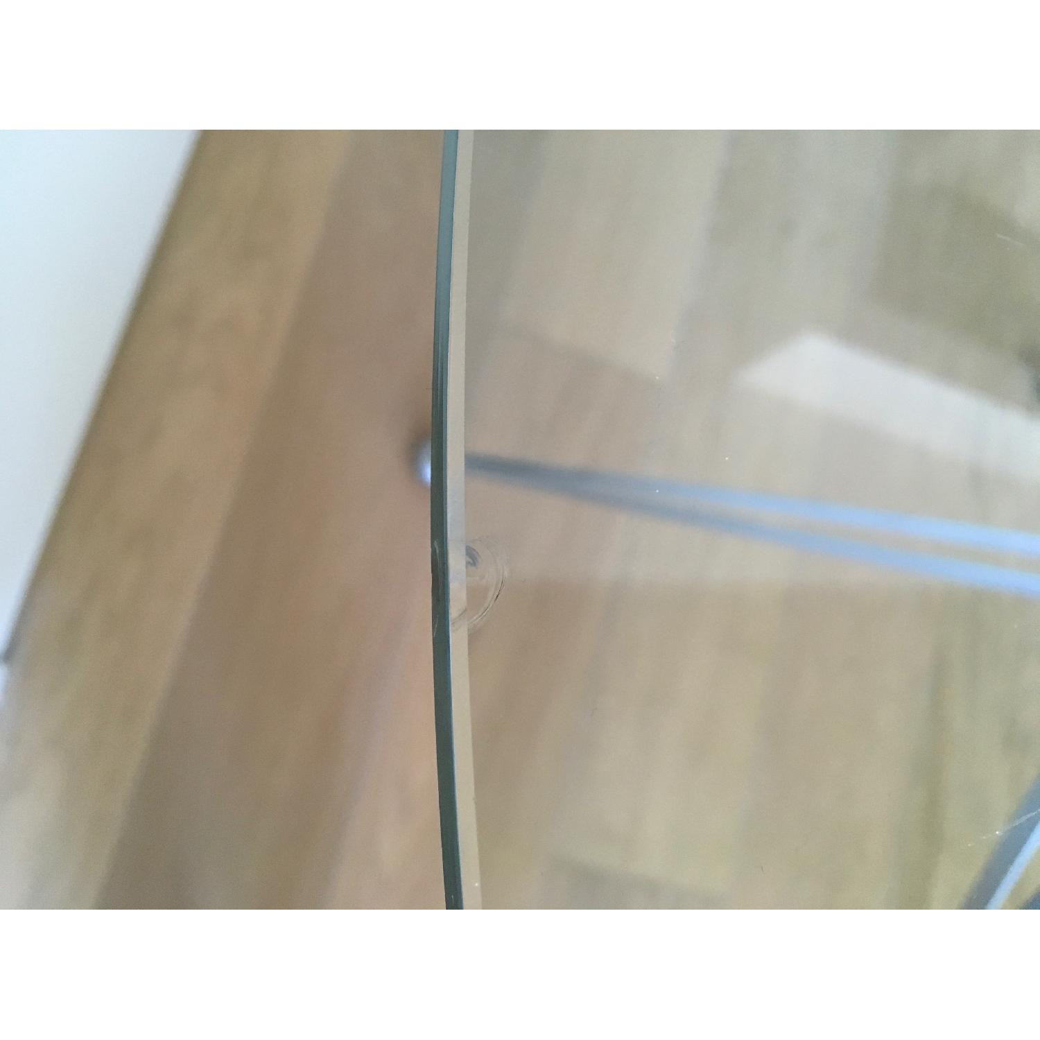 Modern Circular Glass Dining Table - image-5