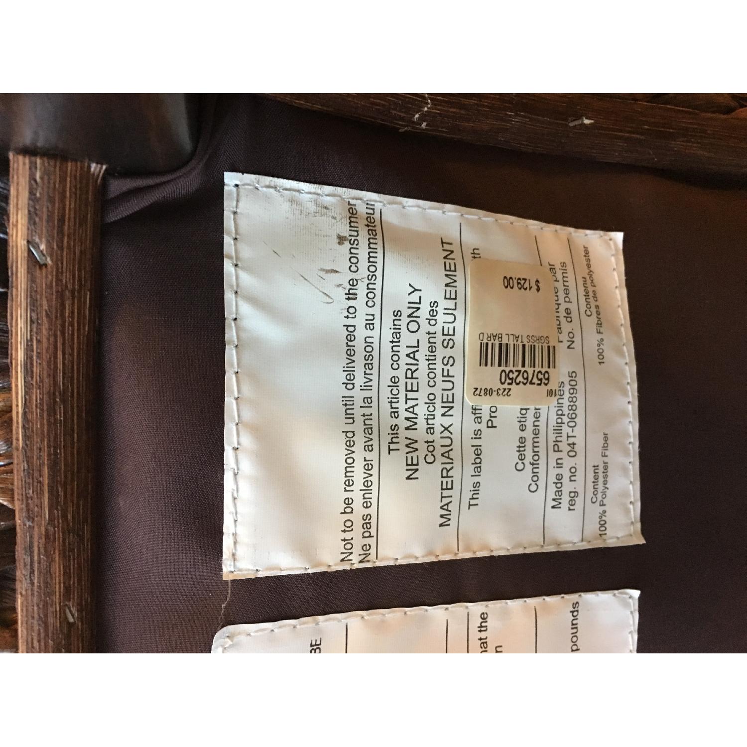 Pottery Barn Wood & Rattan Seat Stool - image-7