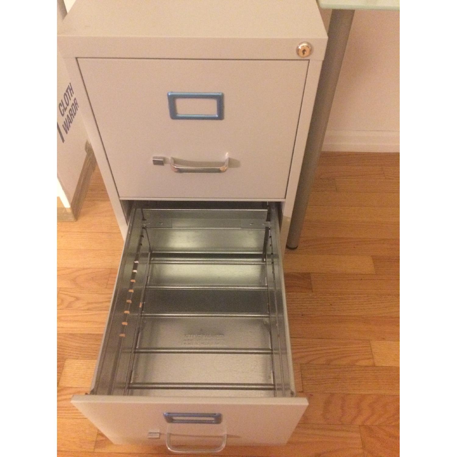 Hirsch 2 Drawer Letter Size Vertical File Cabinet - image-1