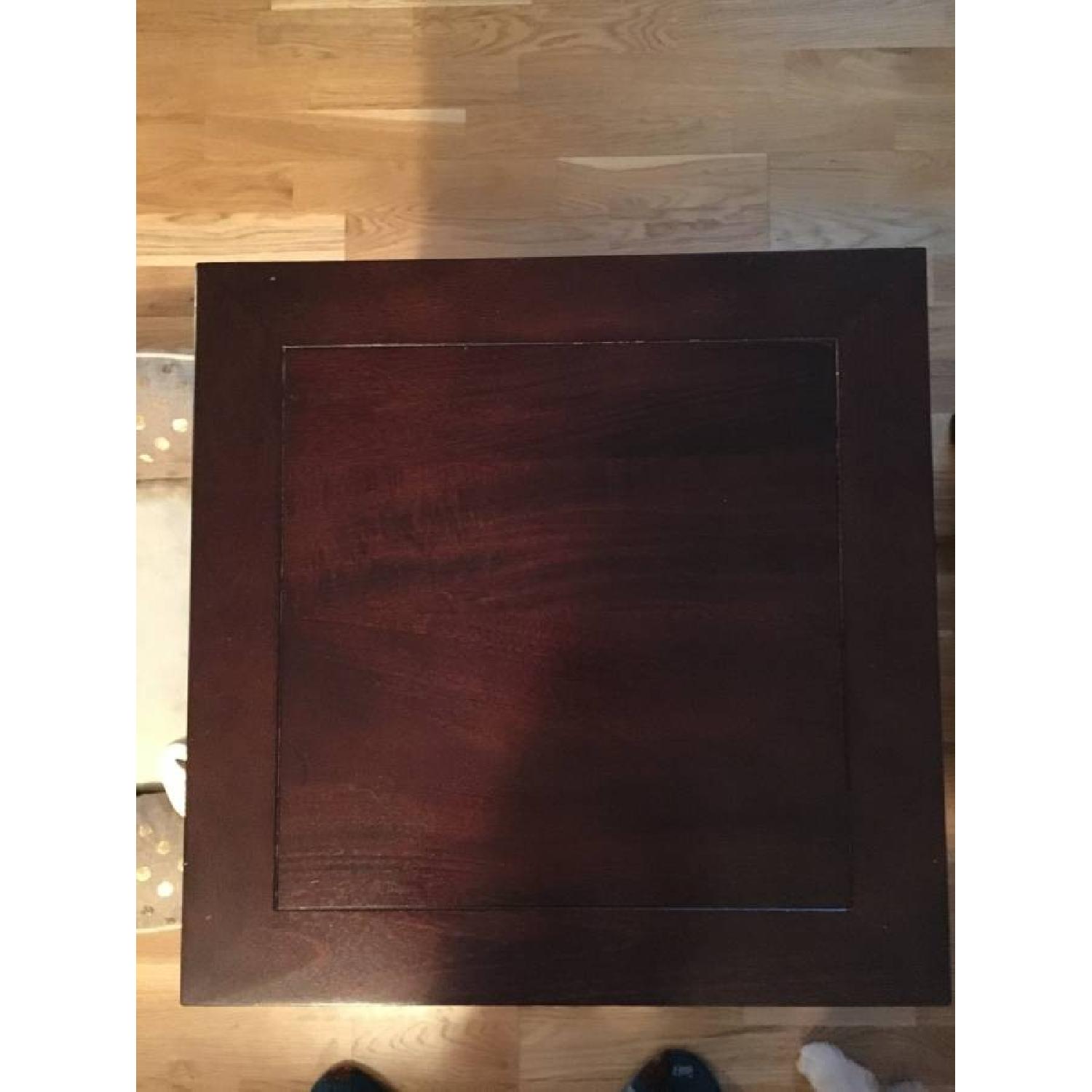 Pottery Barn Metropolitan Cube Table in Espresso - image-3