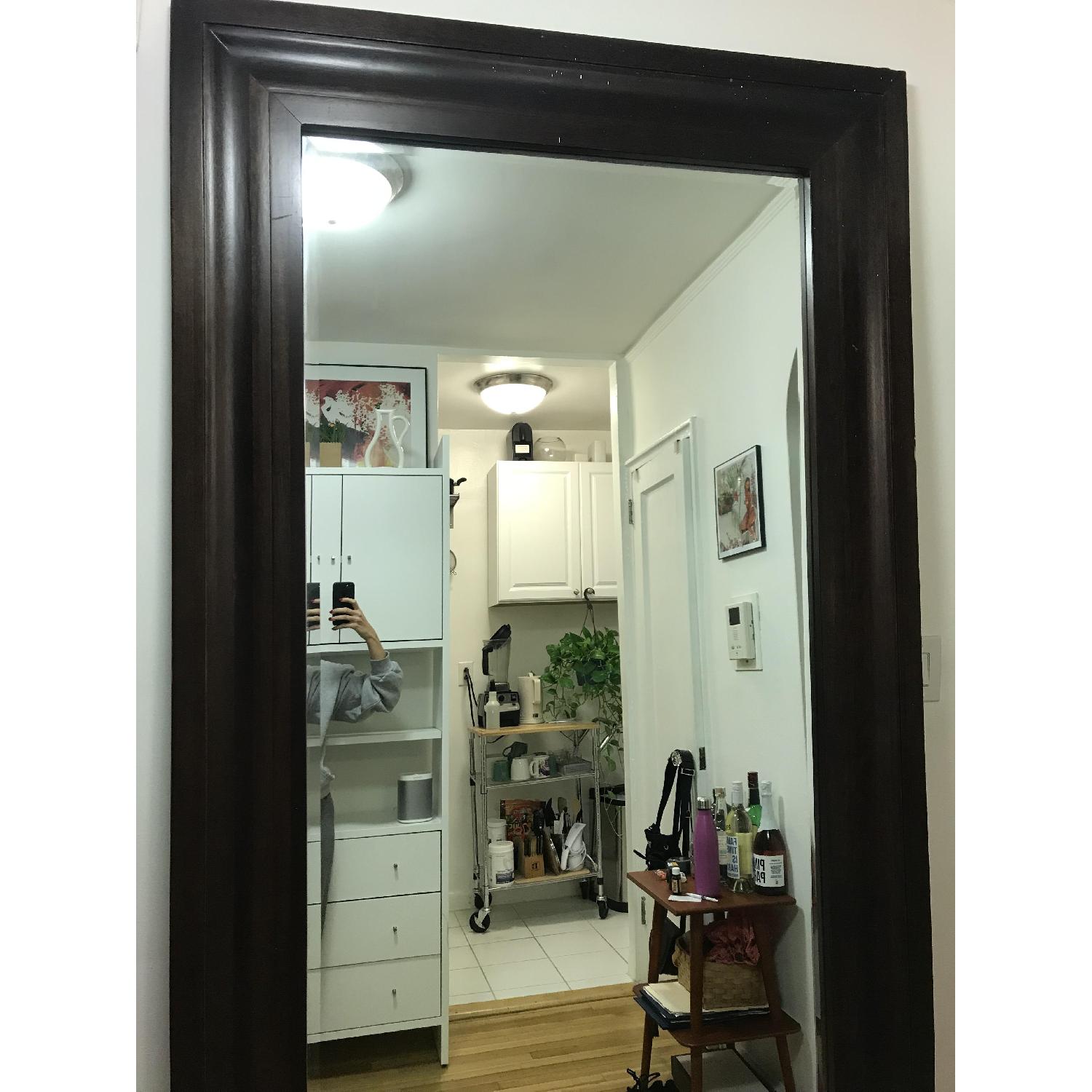 Crate & Barrel Grand Full Length Wall Leaning Floor Mirror AptDeco