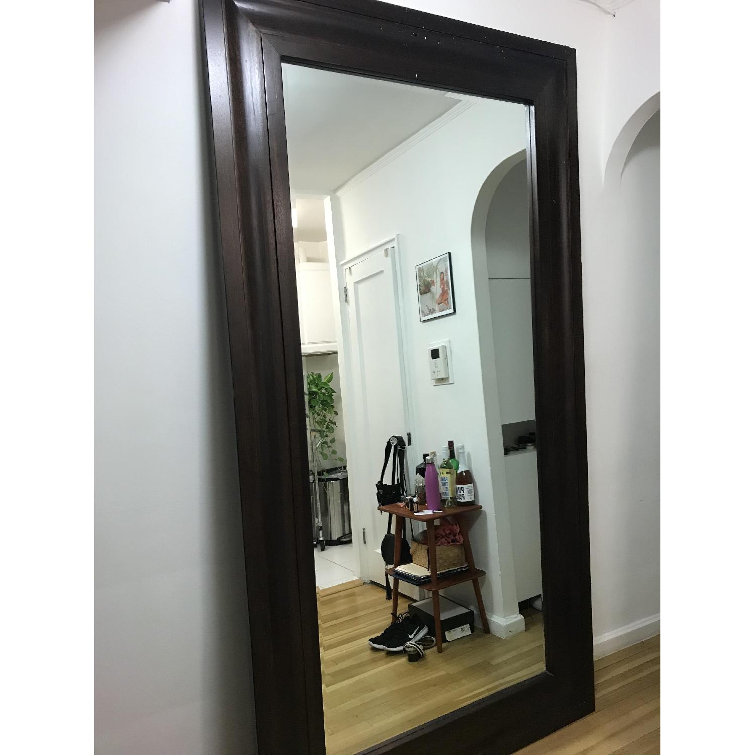 Crate & Barrel Grand Full Length Wall Leaning Floor Mirror AptDeco