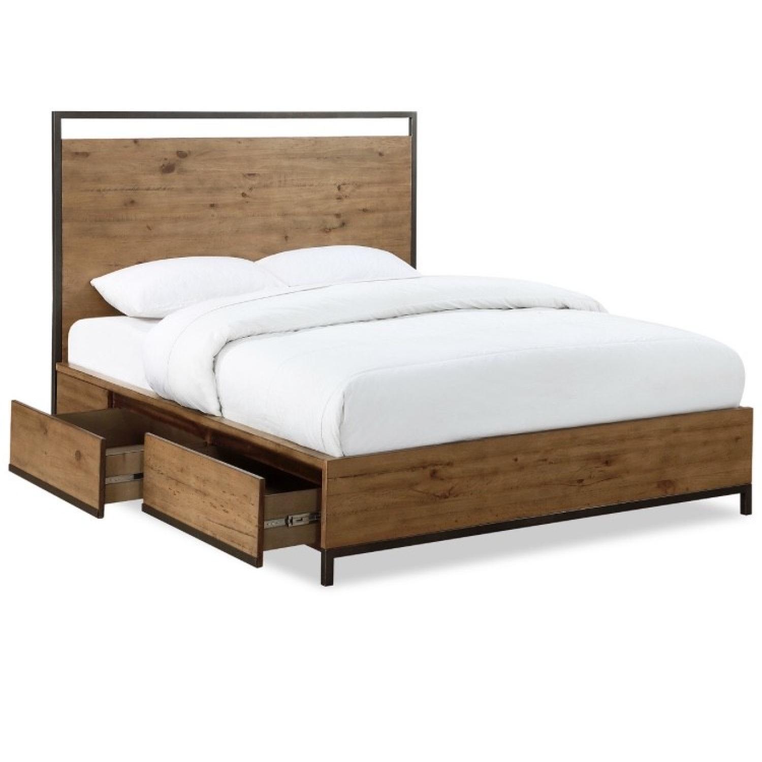 Macys Gatlin Storage Queen Size Bed AptDeco
