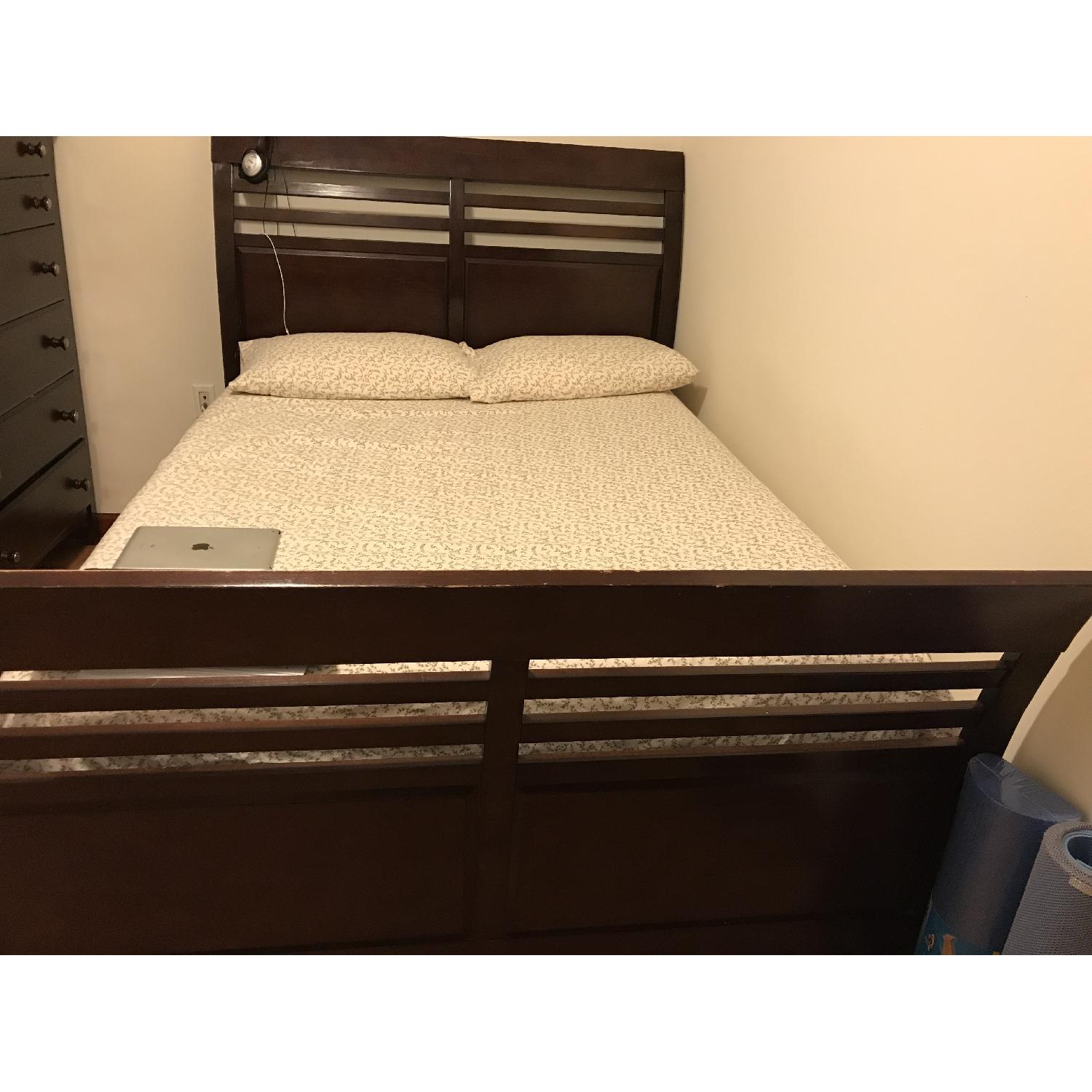 Bob's Full Size Sleigh Bed Frame AptDeco