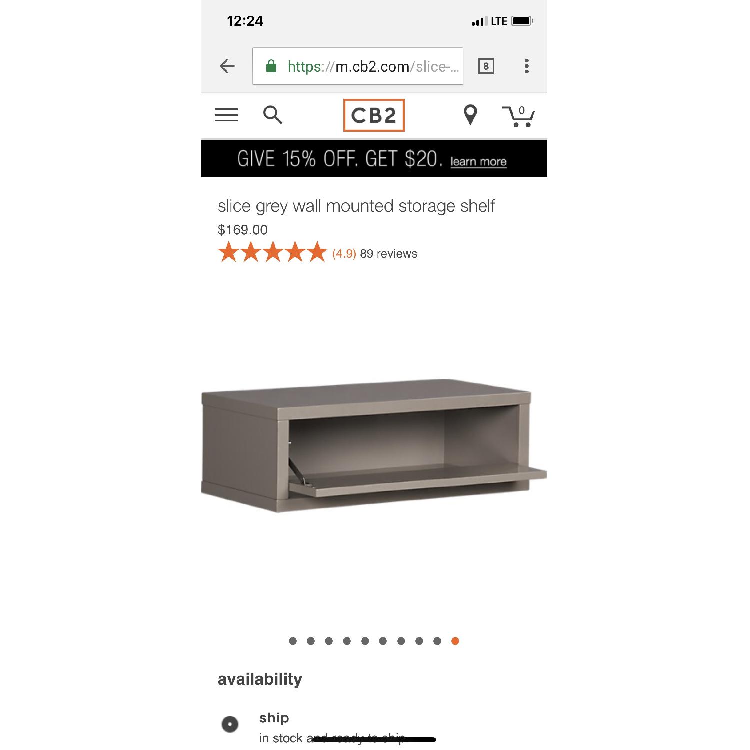 CB2 Slice Floating Shelf - image-4